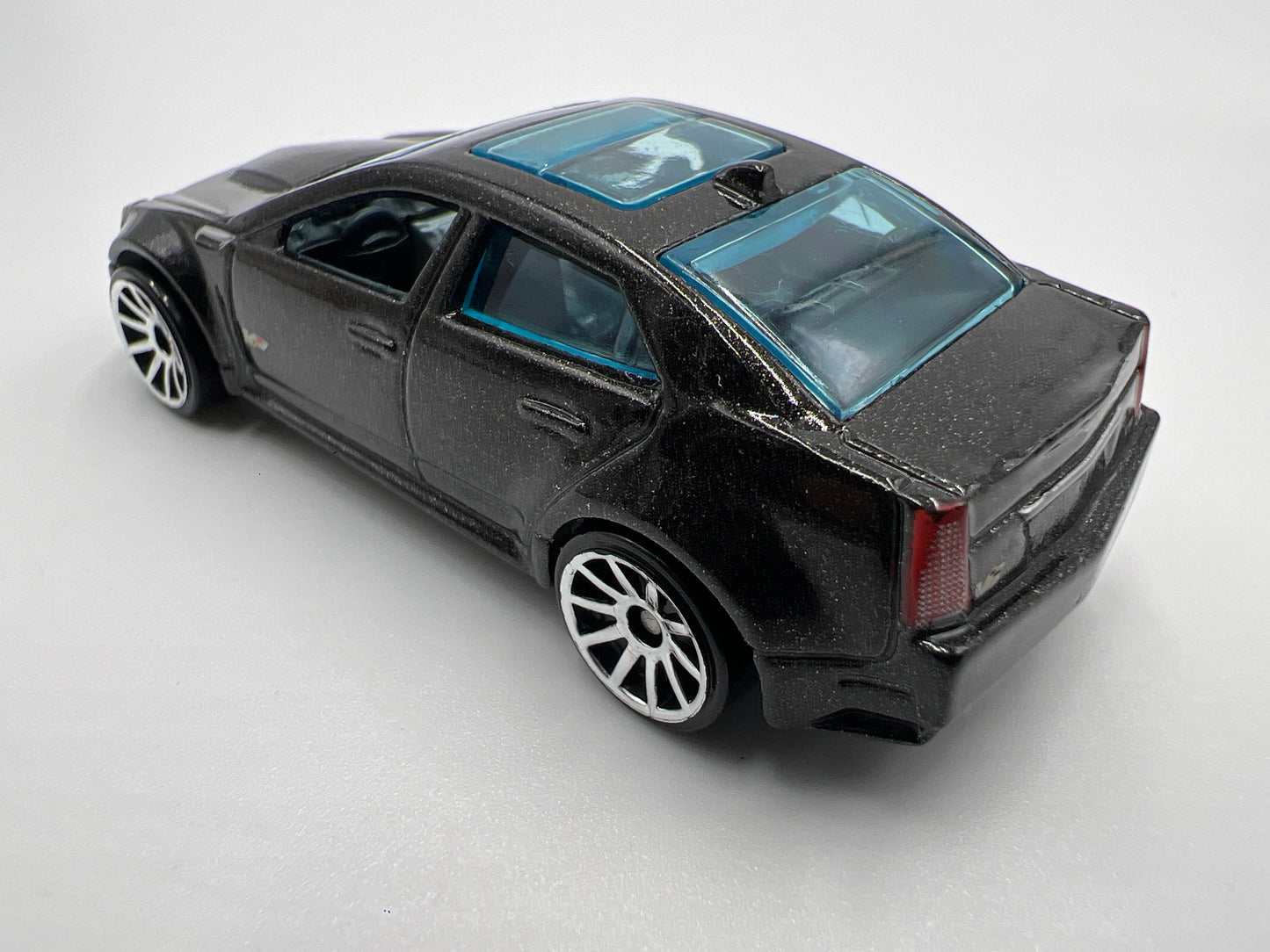 2010 Hot Wheels New Models 09 Cadillac CTS-V Black Loose