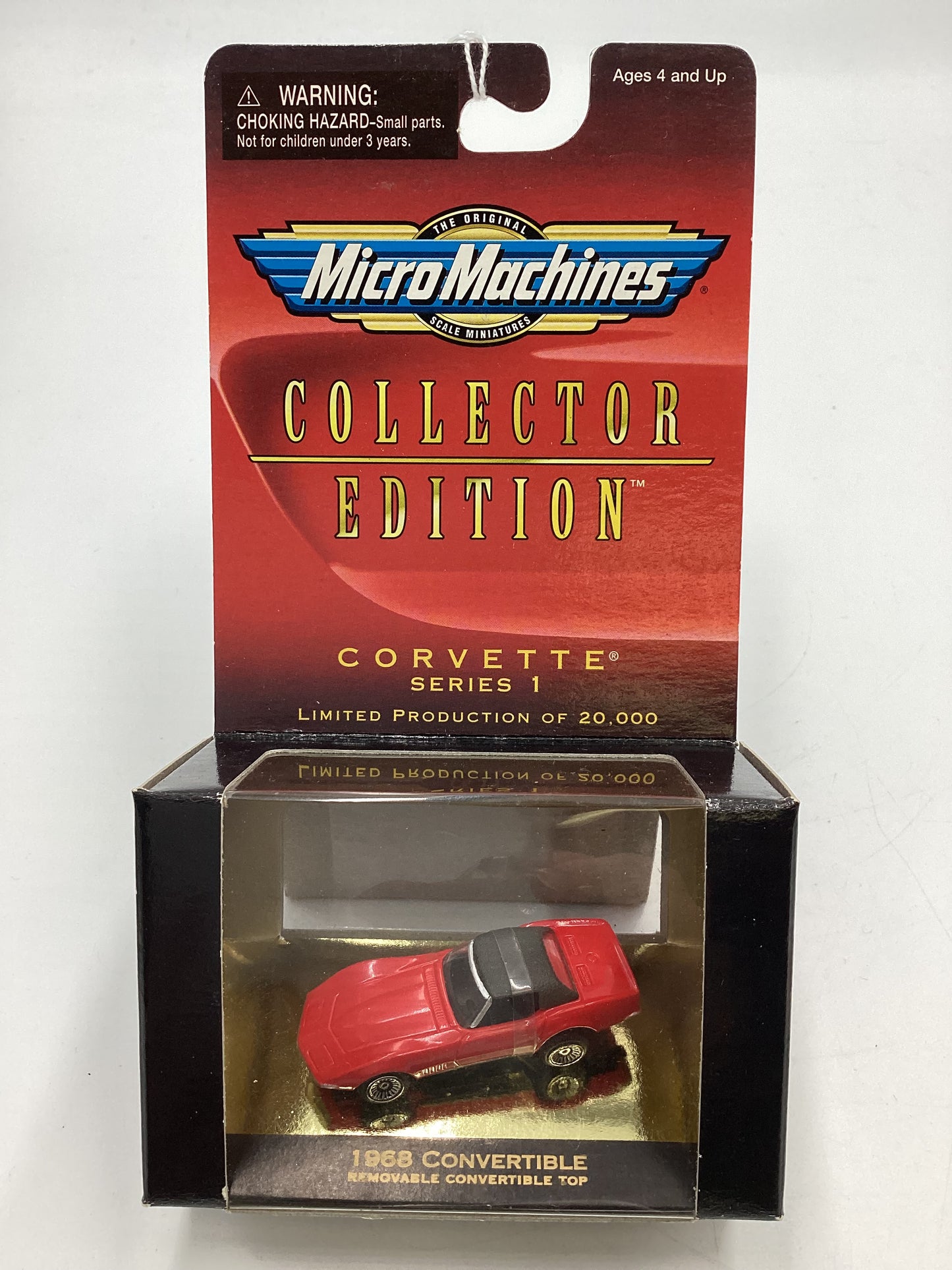 Micro Machines Collectors Edition Corvette Series 1 1968 Convertible Red 1/20000 SR CE 11