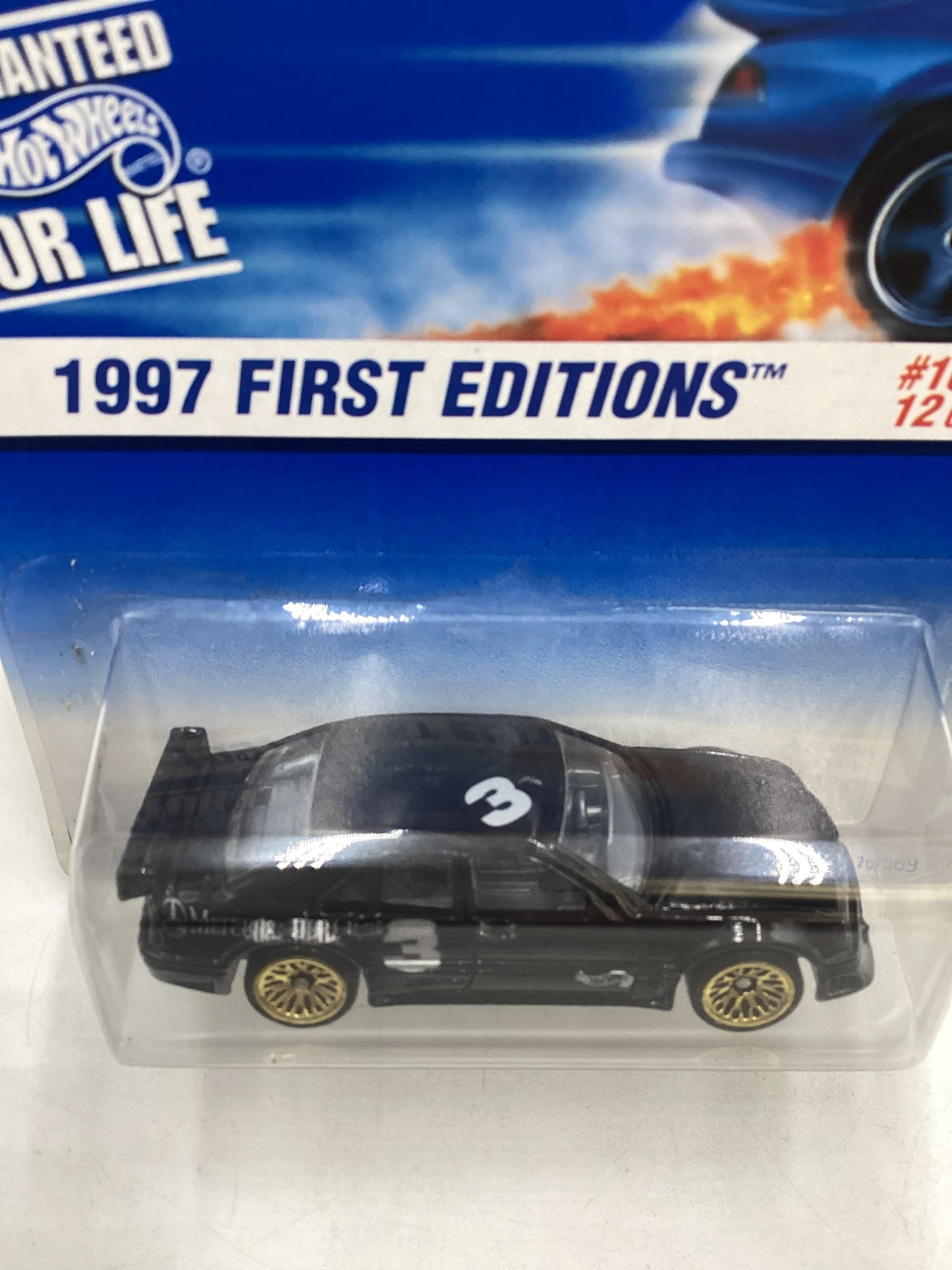 1997 Hot Wheels #516 First Edition 10/12 Black Mercedes C-Class 92C