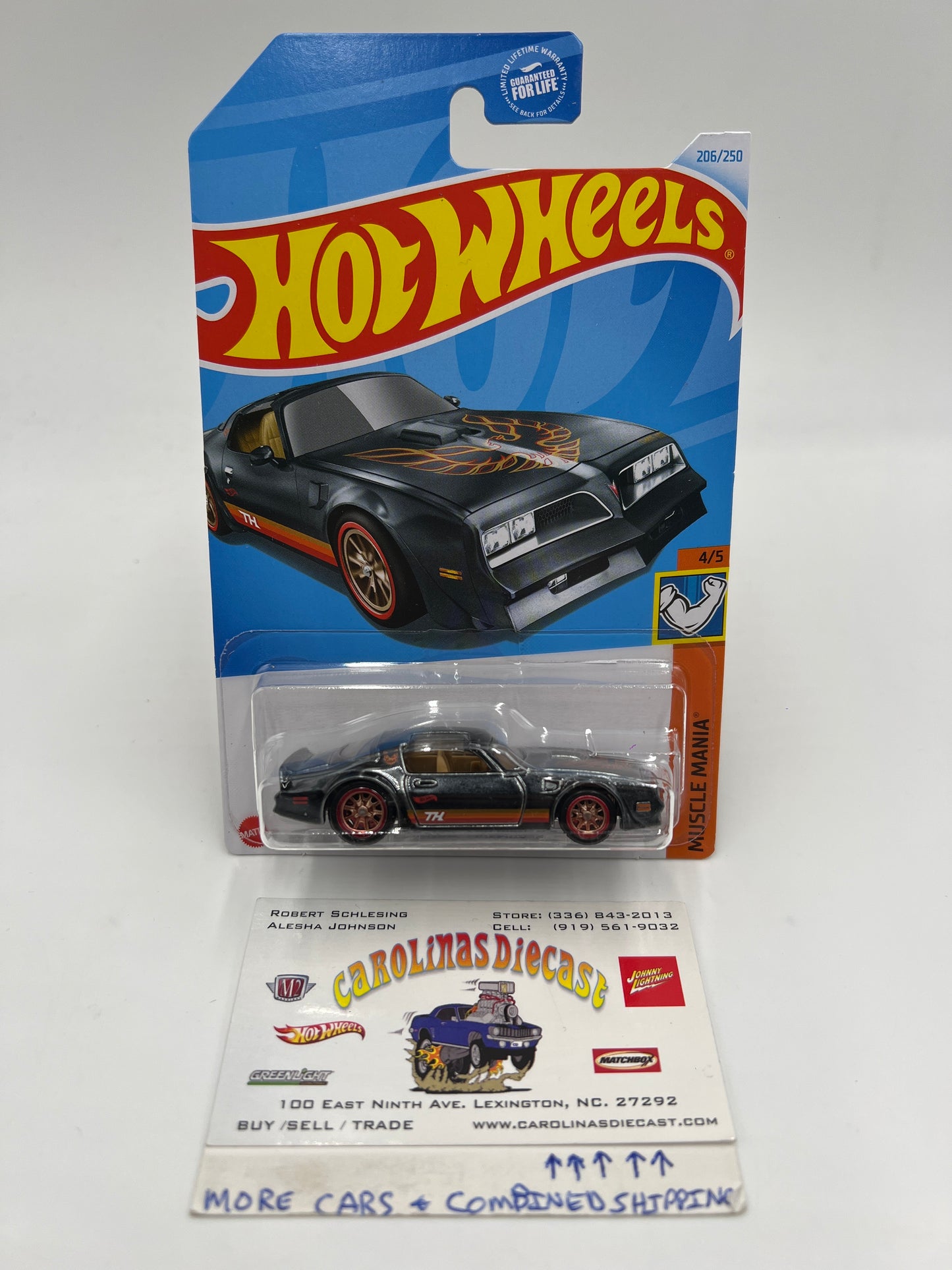 2024 Hot Wheels Super Treasure Hunt #206 L Case 77 Pontiac Firebird T/A W/Protector