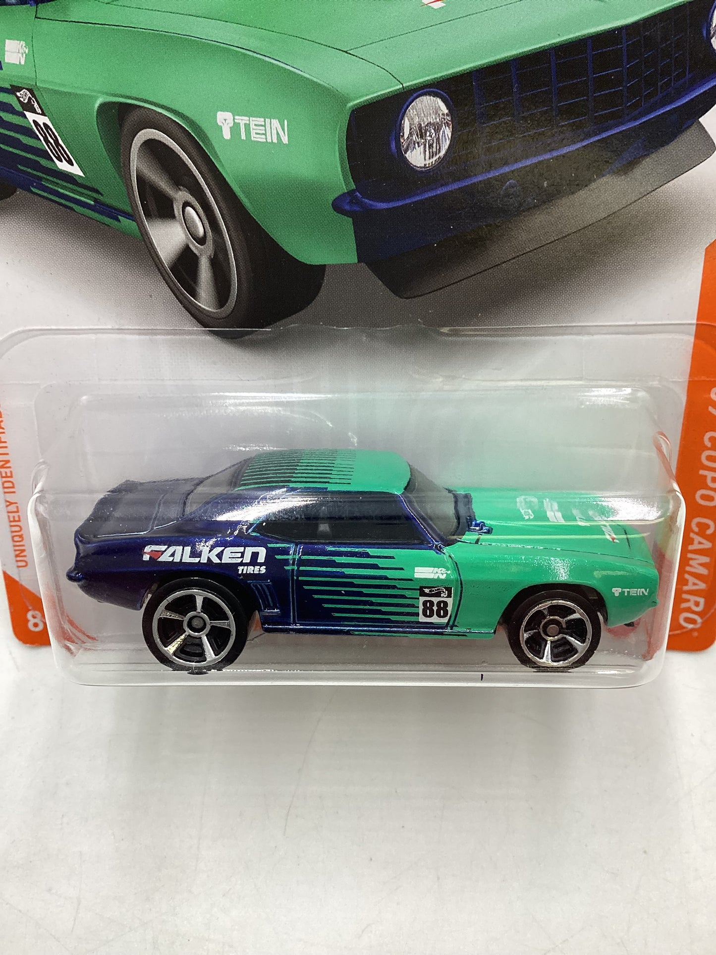 2021 Hot Wheels ID 5/8 69 Copo Camaro with protector