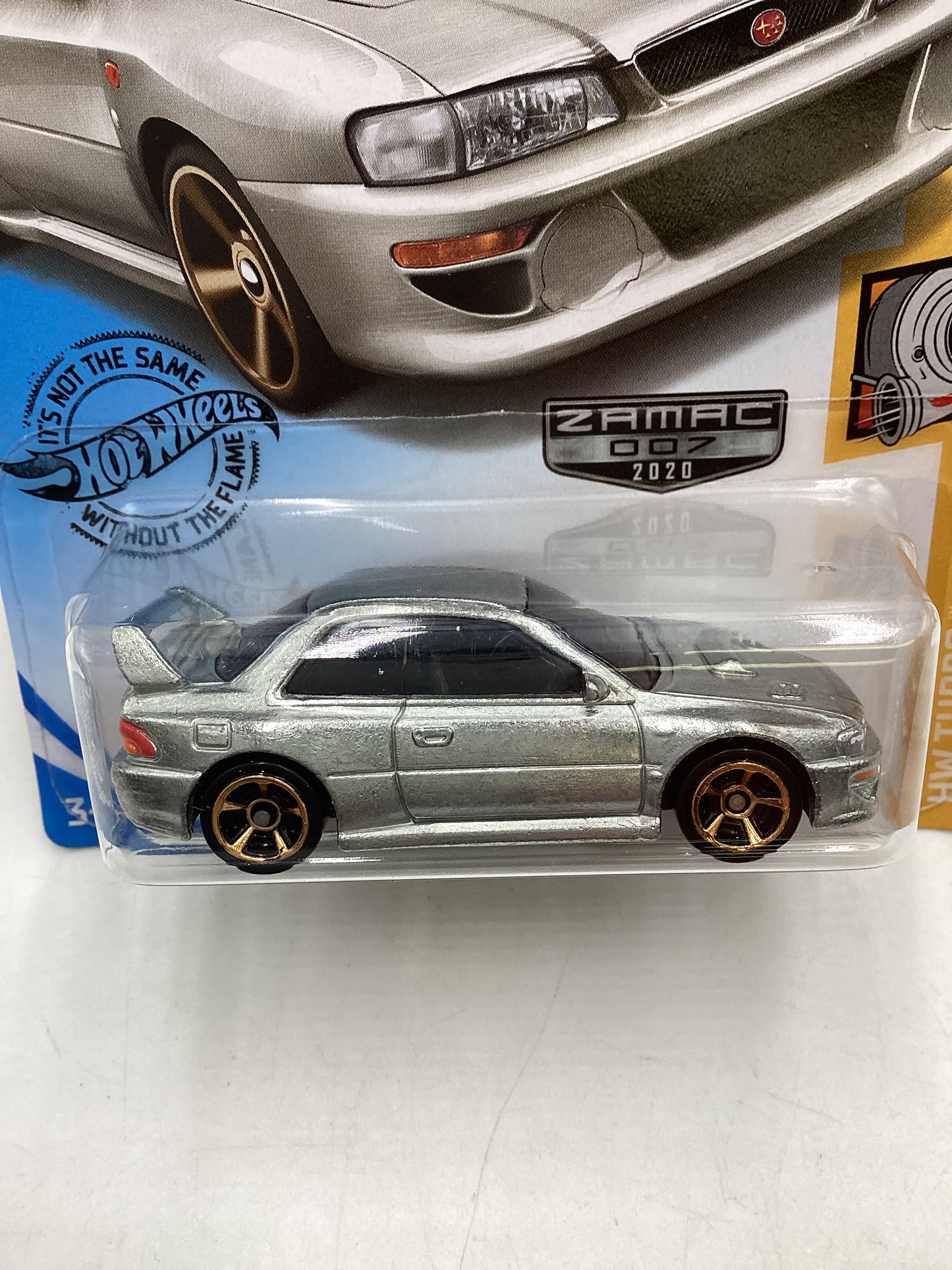 2020 Hot wheels Zamac 007 #23 *Cracked Blister* 98 Subaru Impreza 22B STI-version 148A