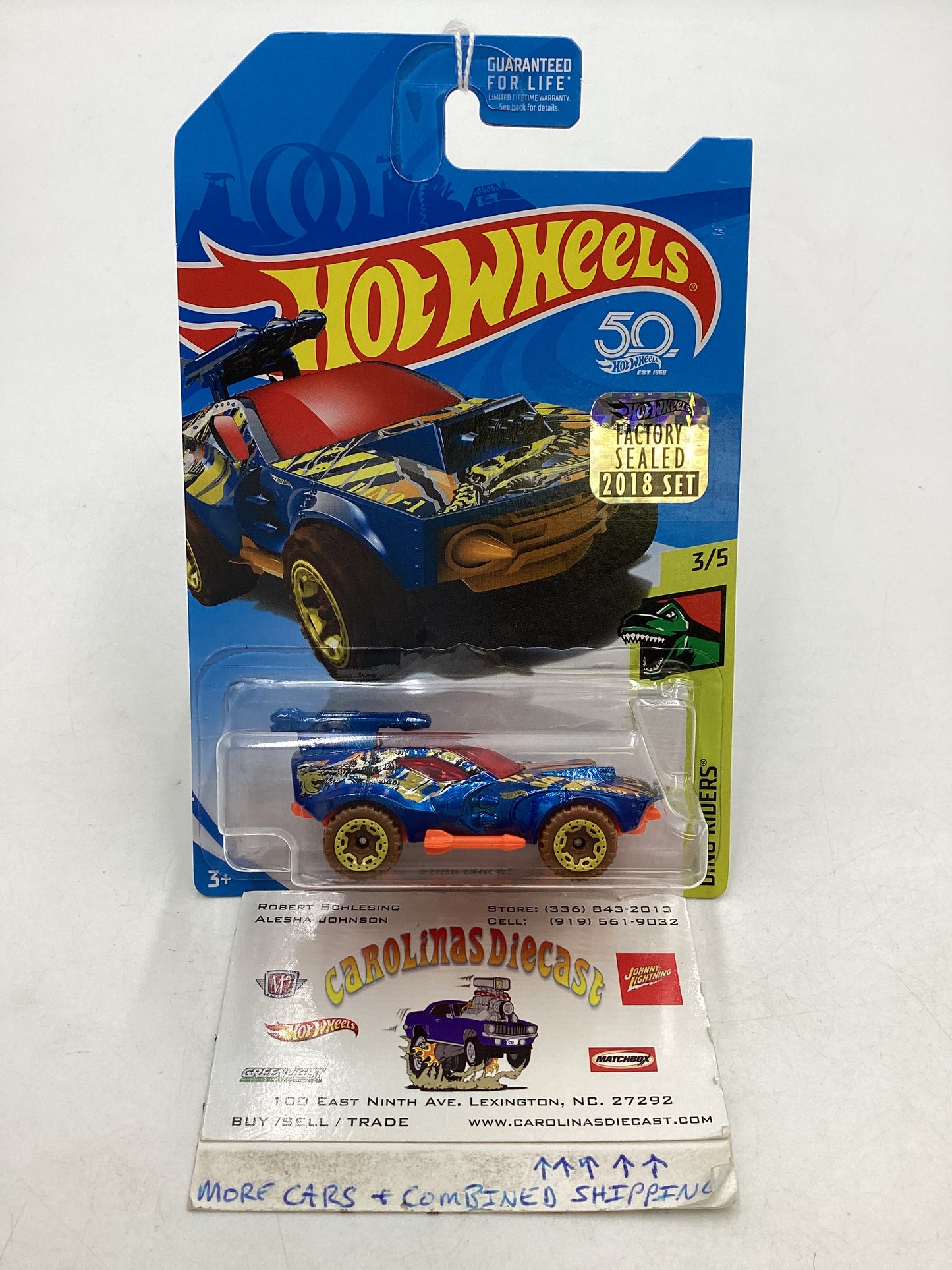 2018 Hot Wheels Treasure Hunt Factory Sealed Sting Rod II Blue 277H