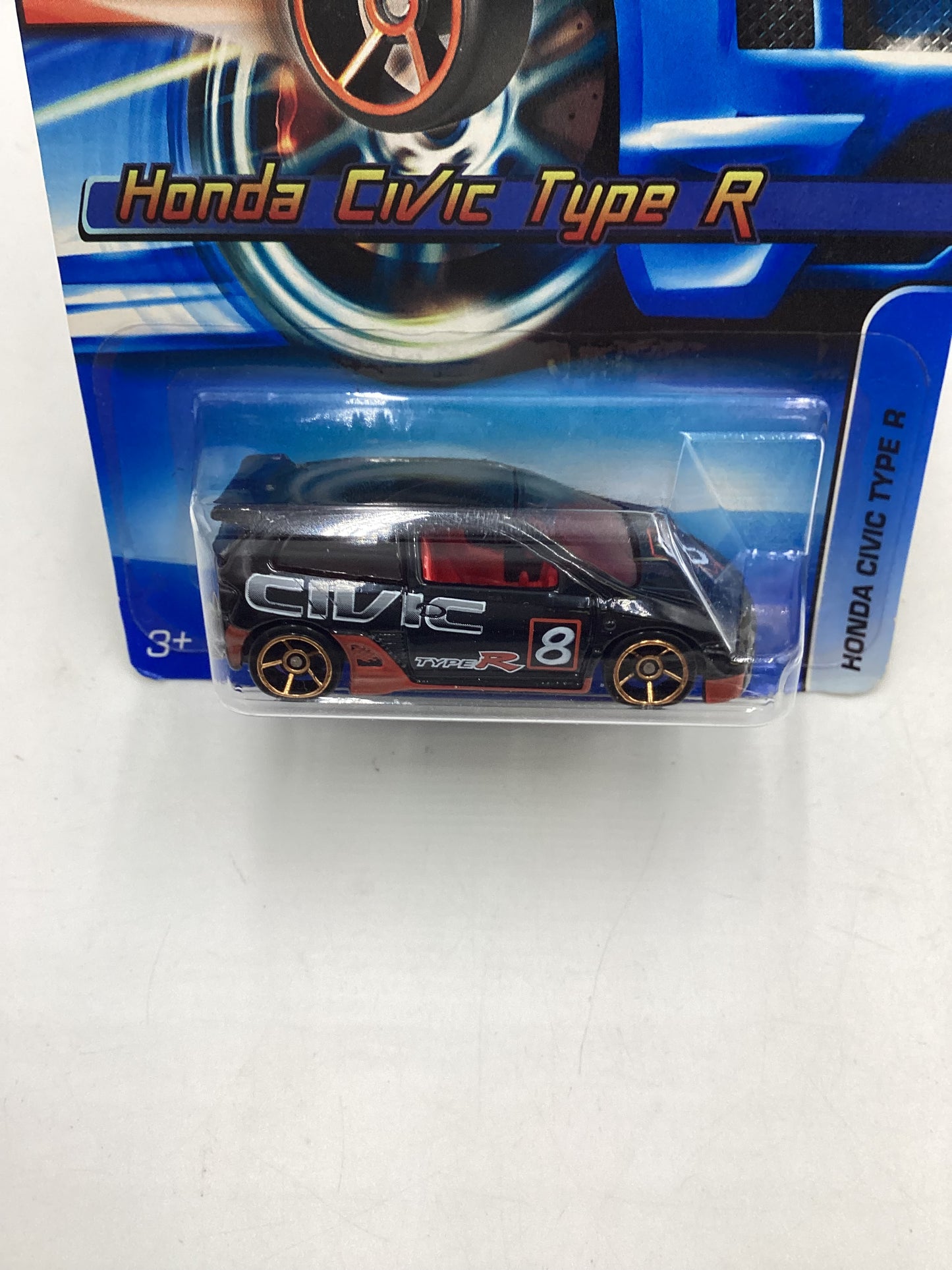 2006 Hot wheels Faster Than Ever #133 Honda Civic Type R Black 78A