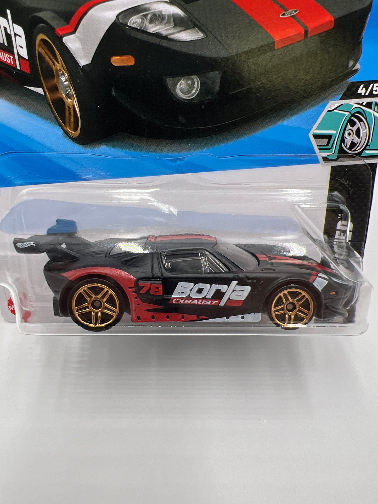 2025 Hot Wheels N Case Modified #159 Ford GT Black Borla 25D