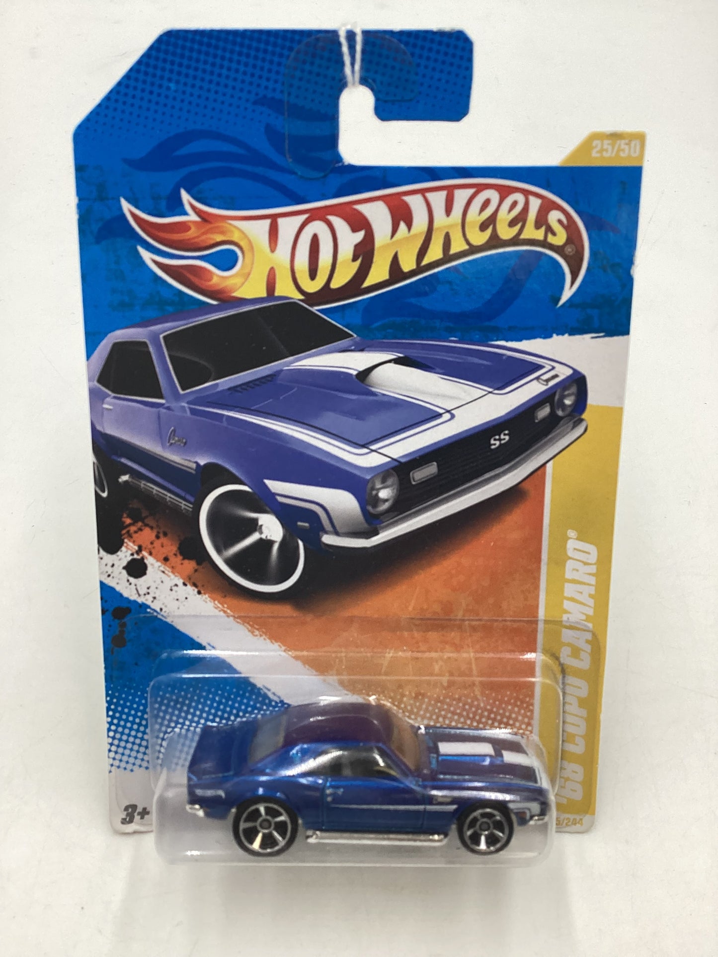 2011 Hot wheels #25 68 Copo Camaro Blue18C