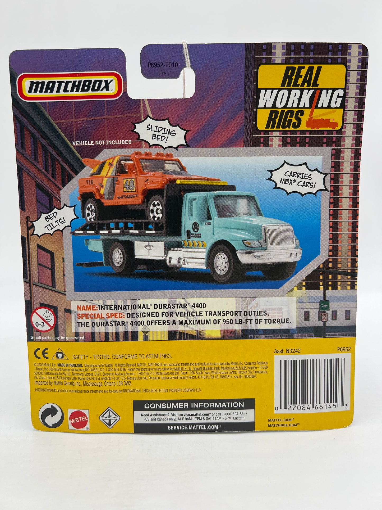 Matchbox Real Working Rigs International Durastar 4400 Blue 170B