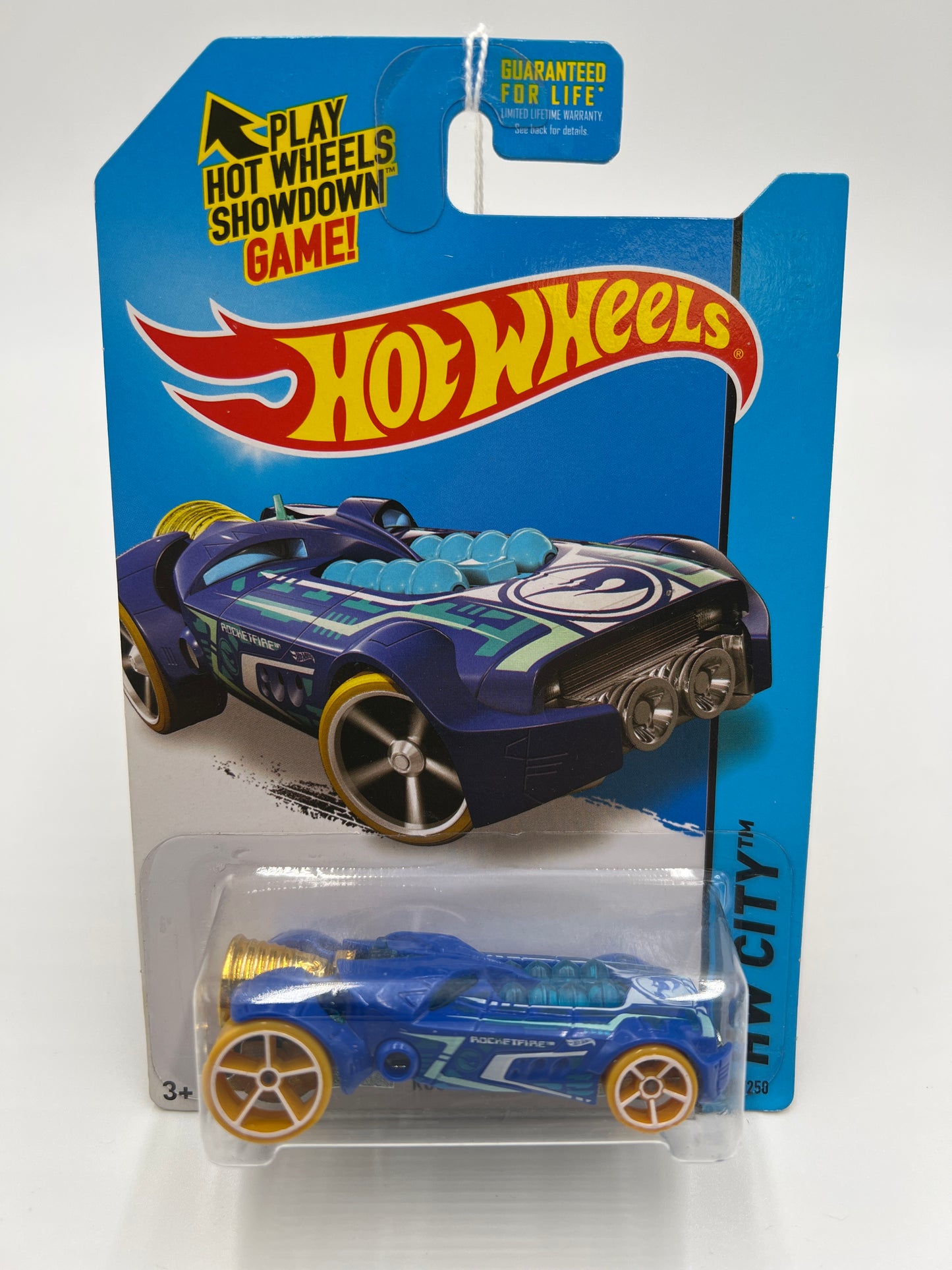 2015 Hot Wheels City Treasure Hunt #44 Rocketfire Blue