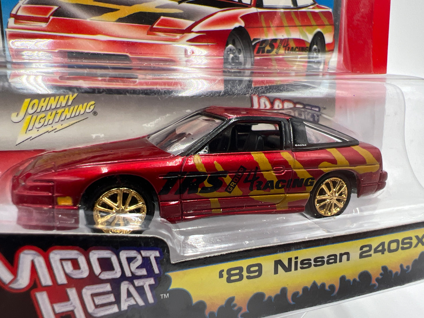 Johnny Lightning Street Freaks Import Heat #24 89 Nissan 240SX Red/Gold 185A