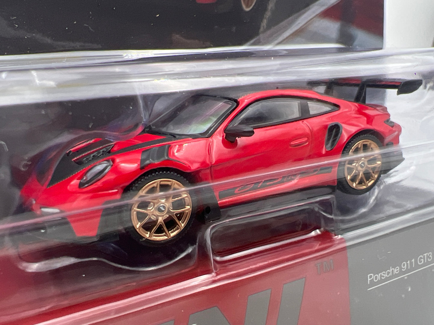 Mini GT #1060 Porsche 911 GT3 RS Weissach Package Red