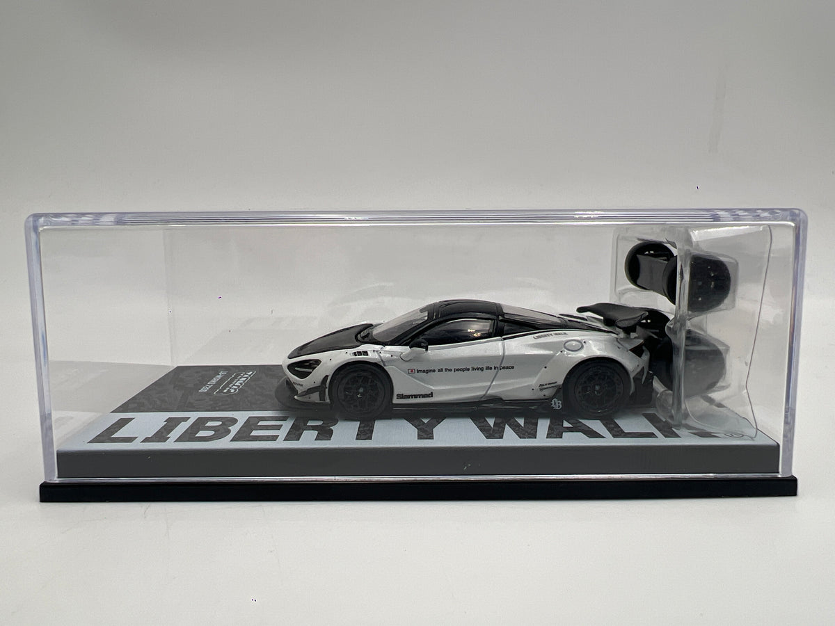 Tarmac Works x Hobby64 x CM Models LB-Works McLaren 720S White W/2 Stance Wheel Option