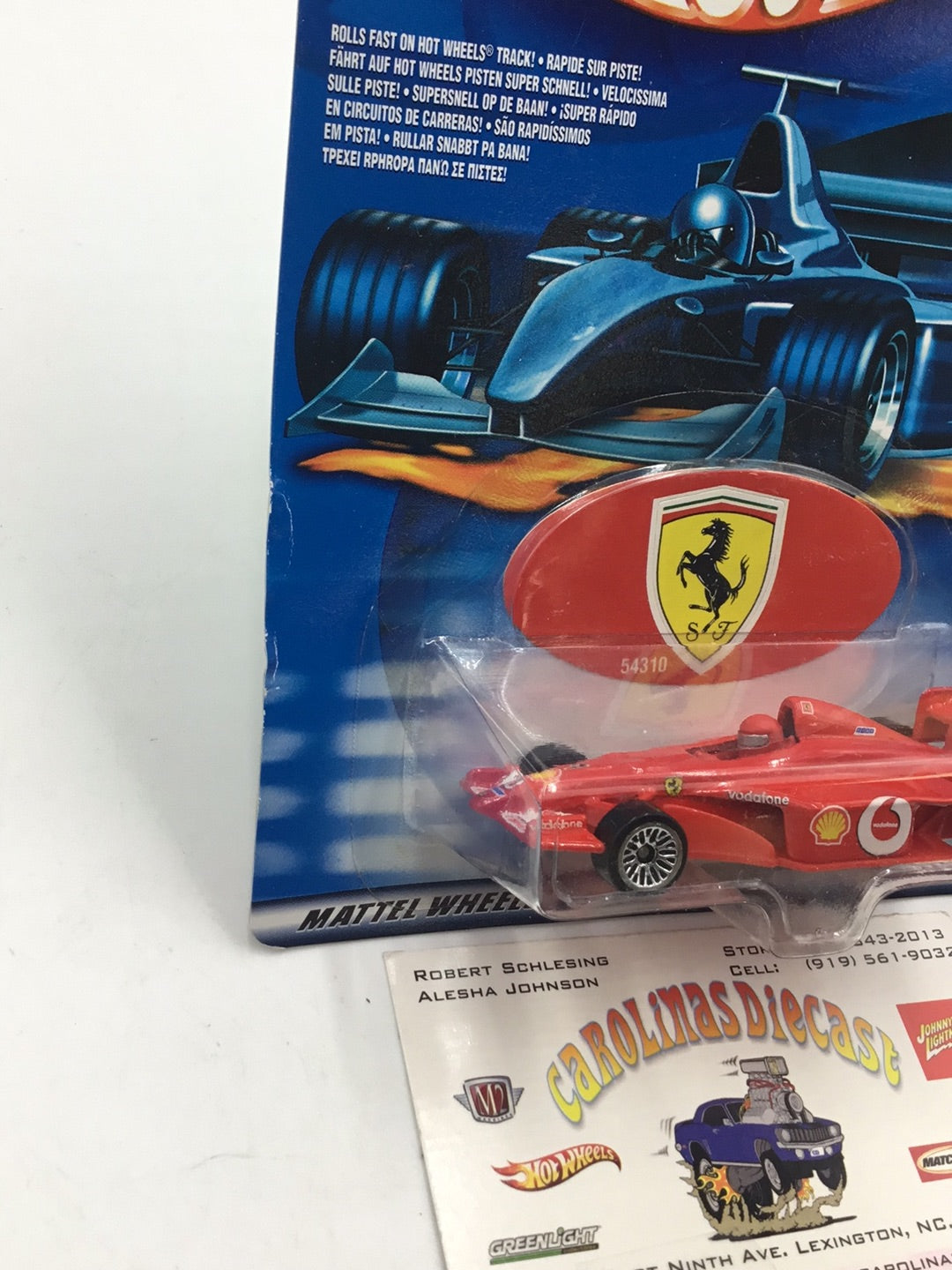hot wheels Ferrari Grand Prix Formula 1 with driver & protector