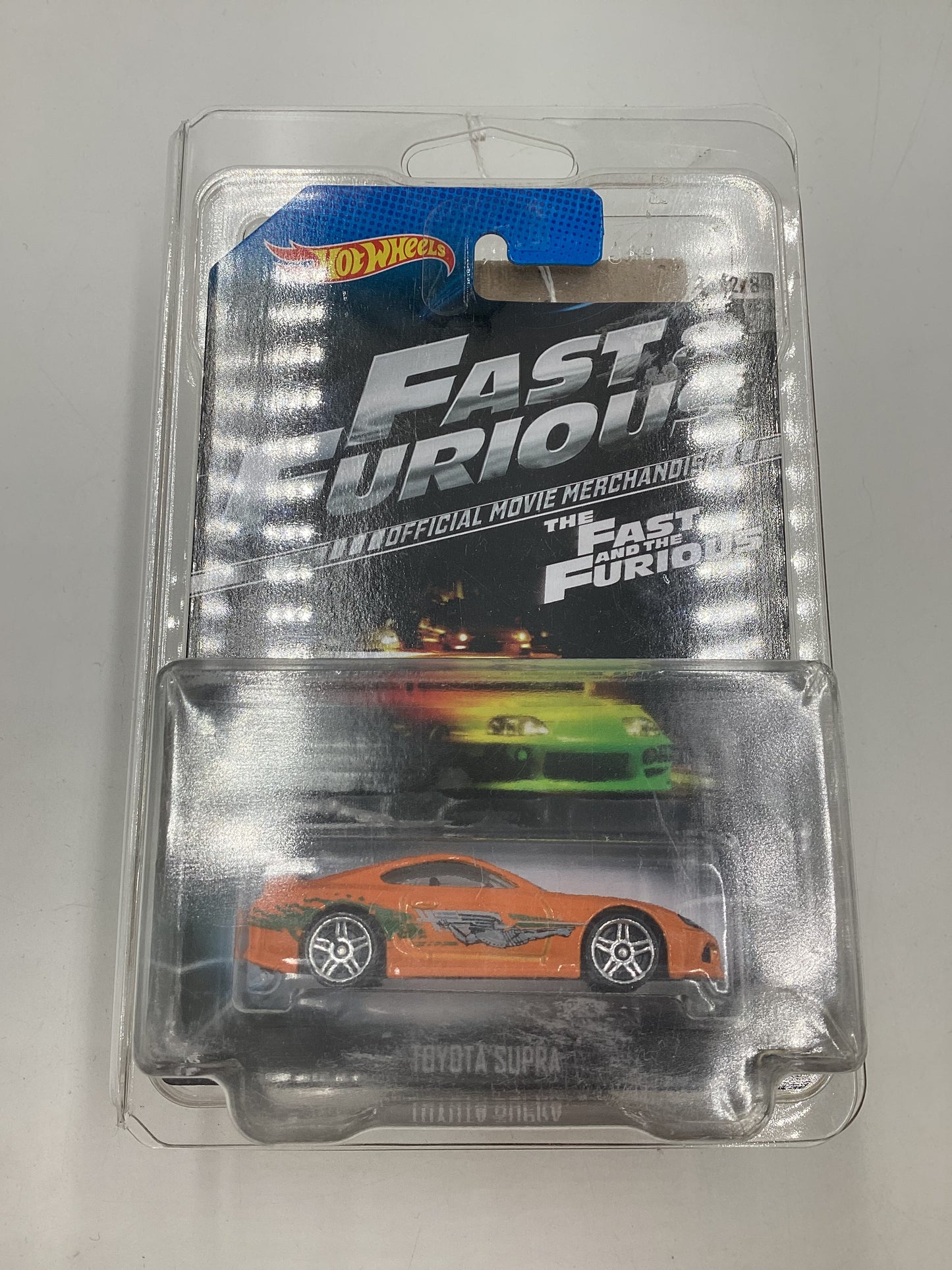 2013 Hot wheels Fast and Furious #2 Toyota Supra with Silver Wing and protector