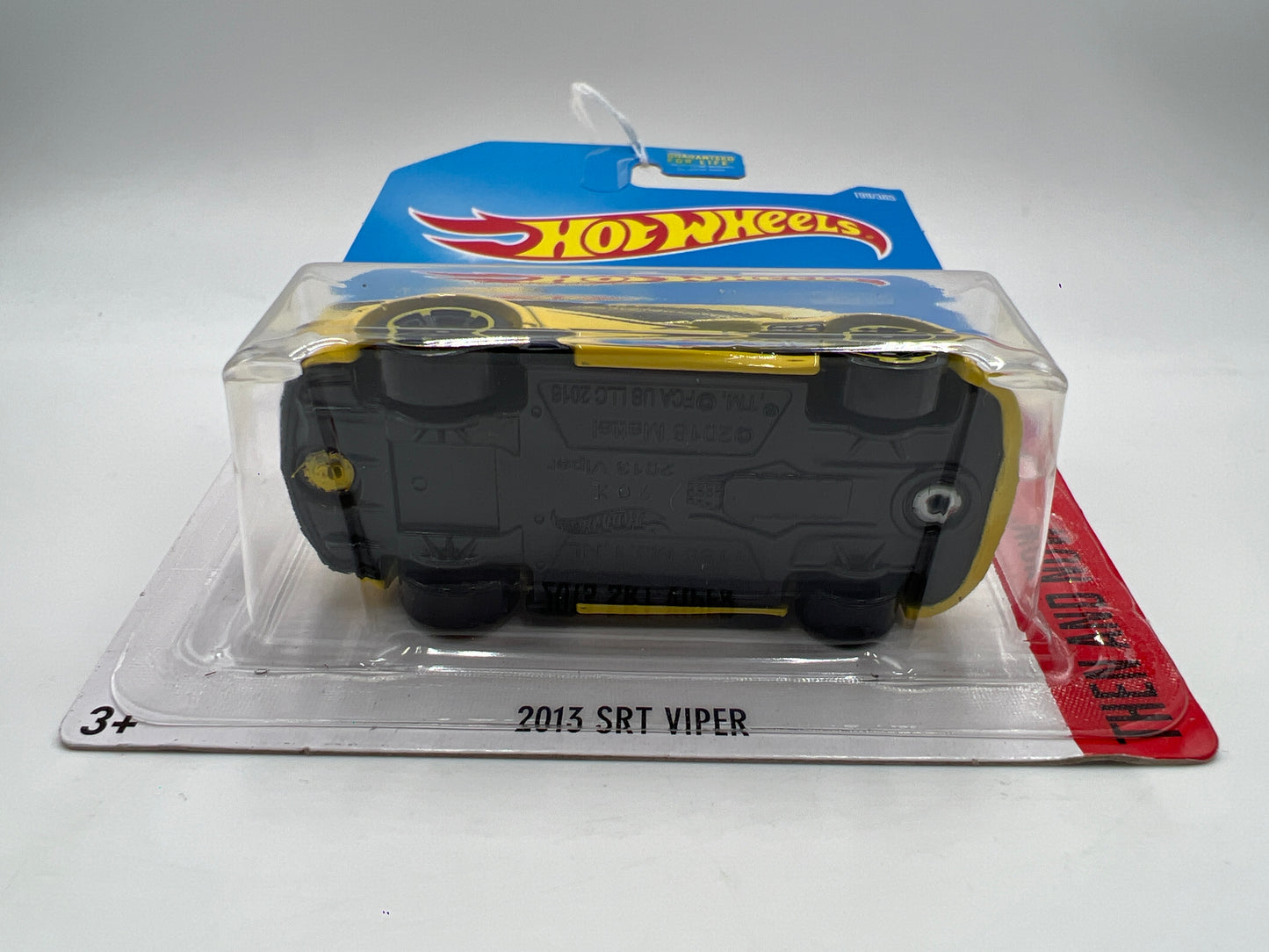 2017 Hot Wheels Then And Now #199 2013 SRT Viper Yellow 50B