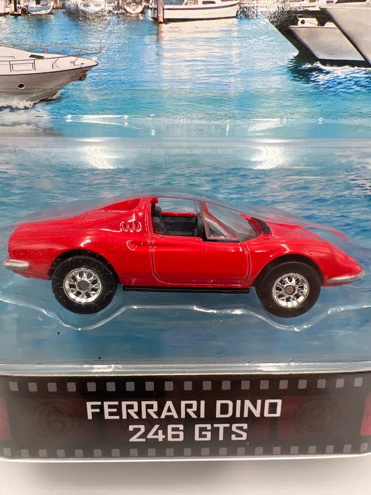 Hot Wheels Retro Entertainment Hart to Hart Ferrari Dino 246 GTS Red W/Protector