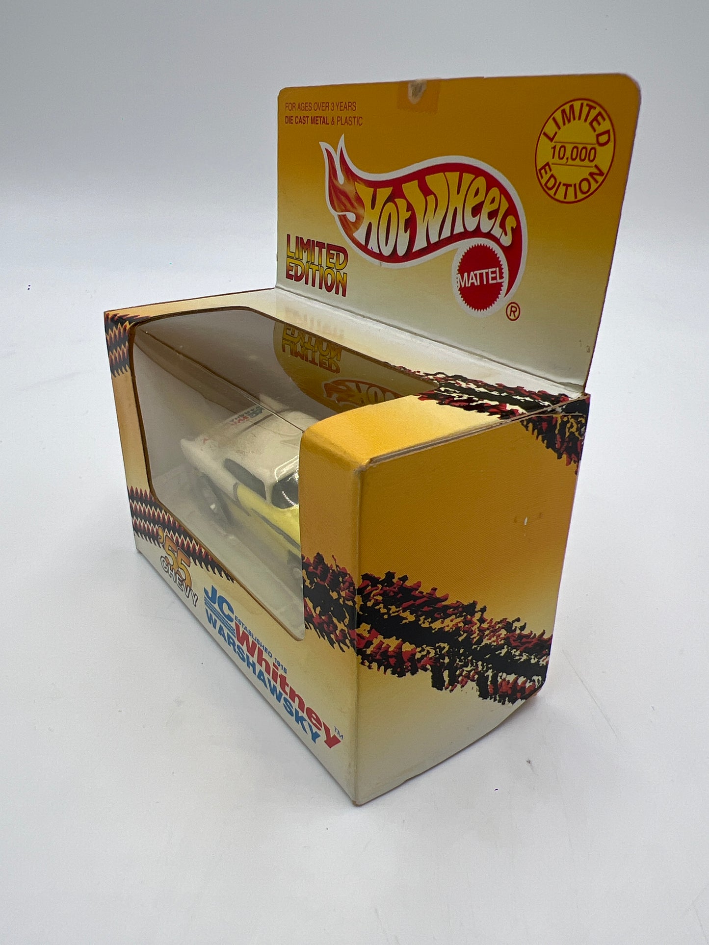 Hot Wheels Limited Edition JC Whitney Everything Automotive 55 Chevy Yellow