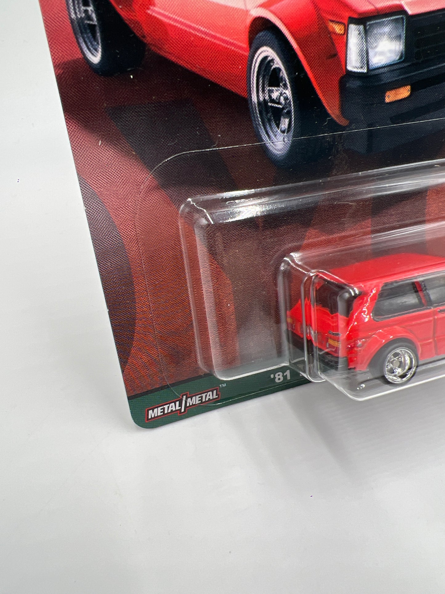 Hot Wheels Premium Toyota #4 81 Toyota Starlet KP61 Red 258D