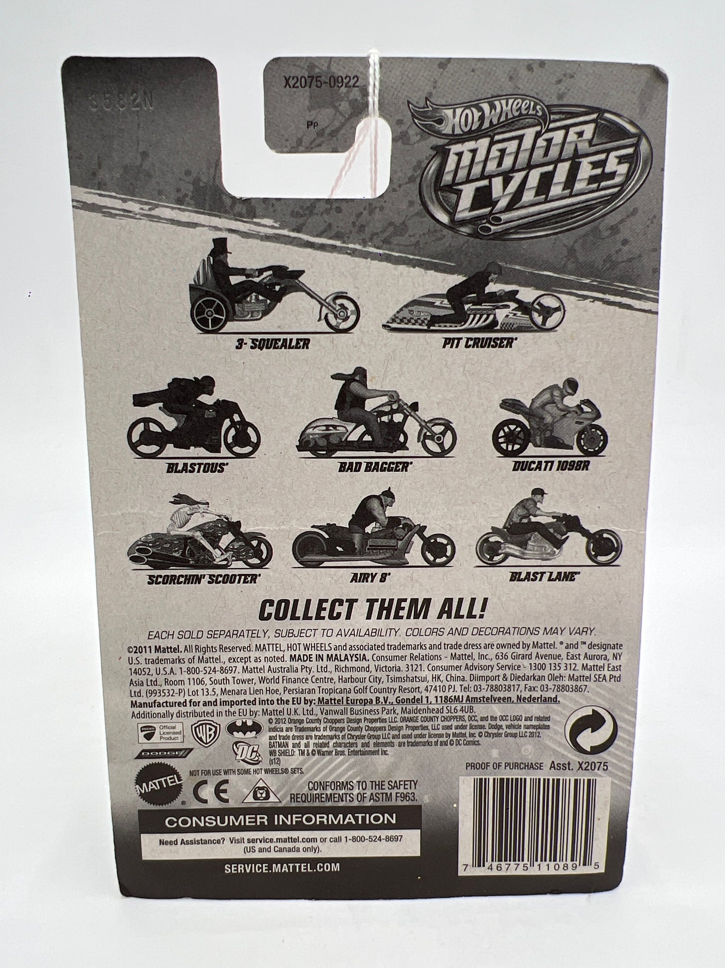 Hot Wheels Motorcycles Scorchin Scooter