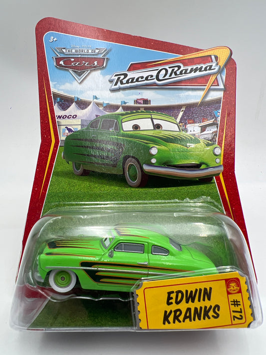 Disney Pixar Cars Race O Rama #72 Edwin Kranks 141G