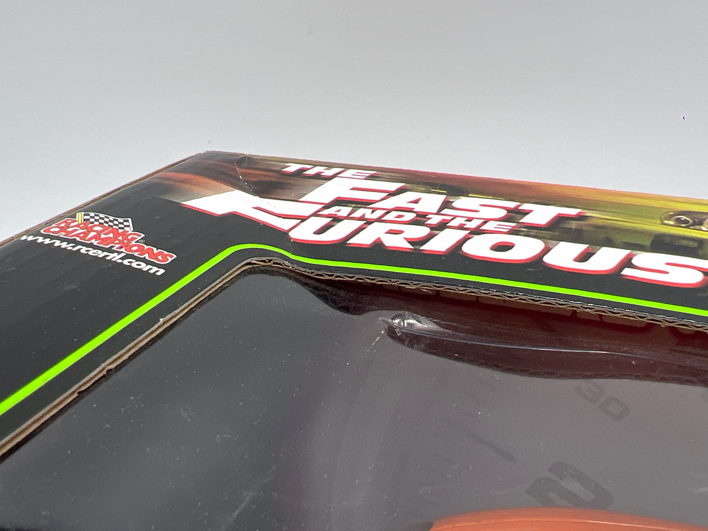 Racing Champions 1/18 Fast & Furious Street Glow 1995 Toyota Supra Orange VHTF Box Not Perfect