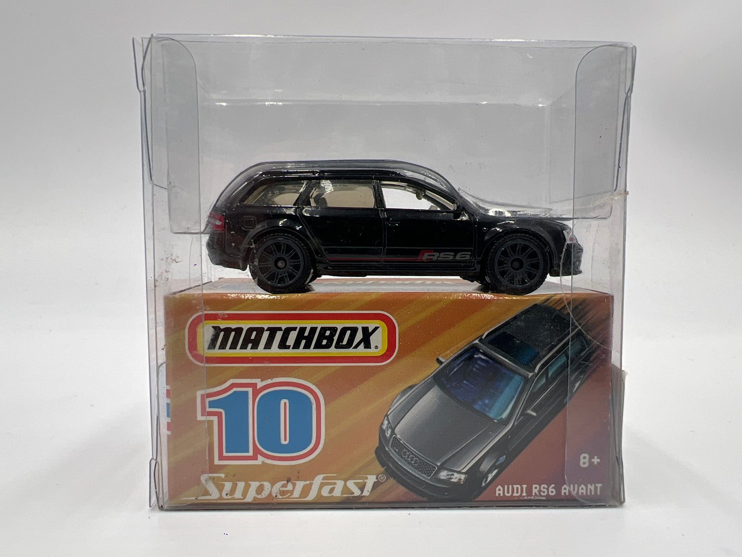 Matchbox Superfast #10 Audi RS6 Avant Black W/Gray Wheels