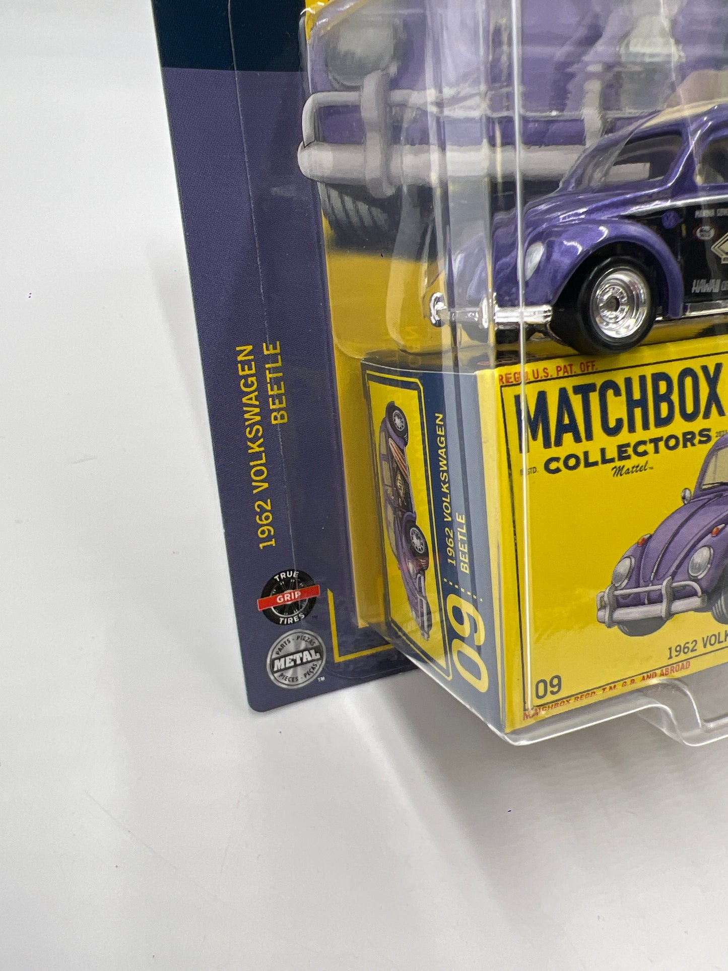 2020 Matchbox Collectors #09 1962 Volkswagen Beetle Purple 171D