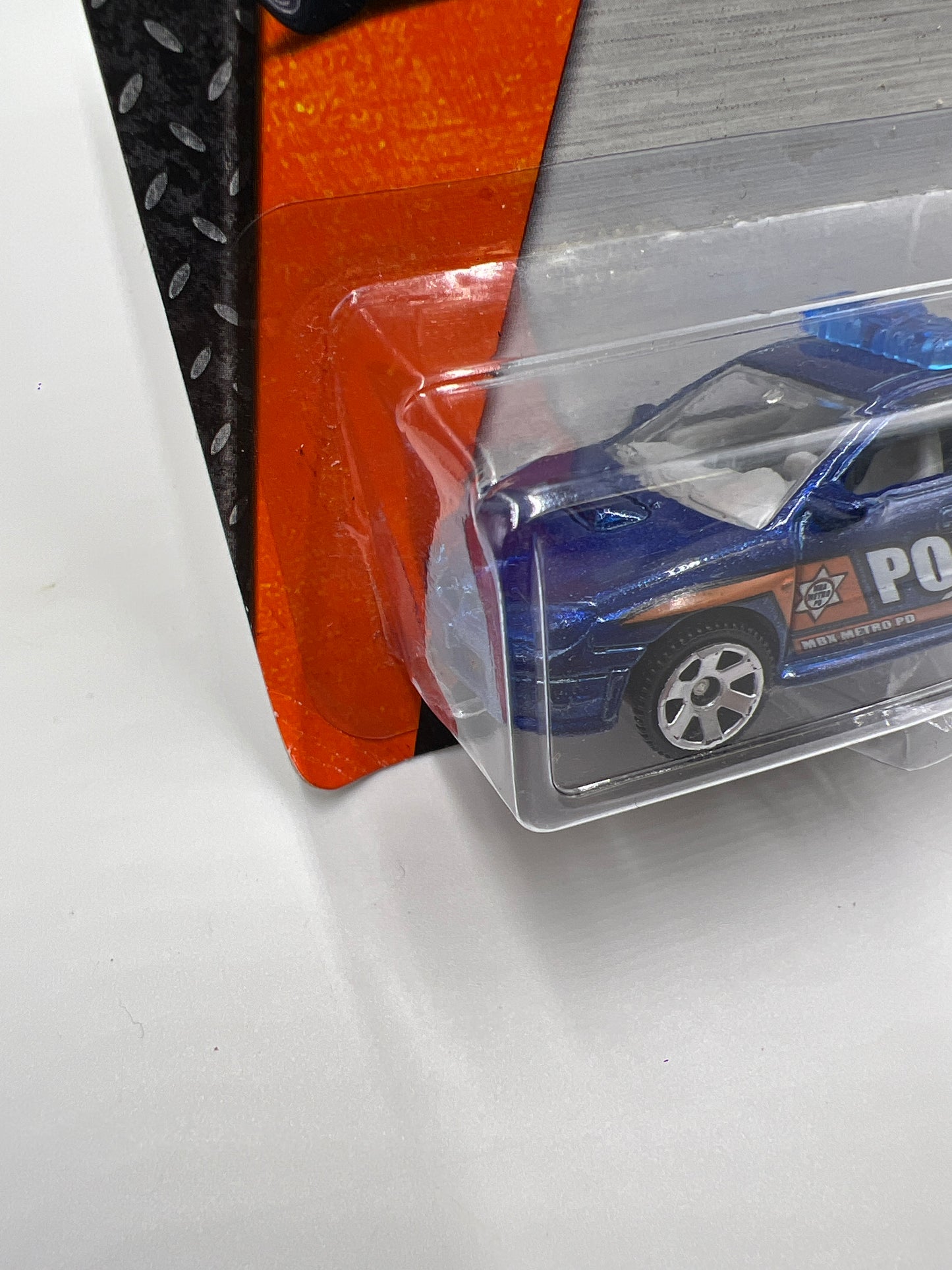 Matchbox MBX 2014 Collection Subaru Impreza WRX Police Blue Bad Card 208B