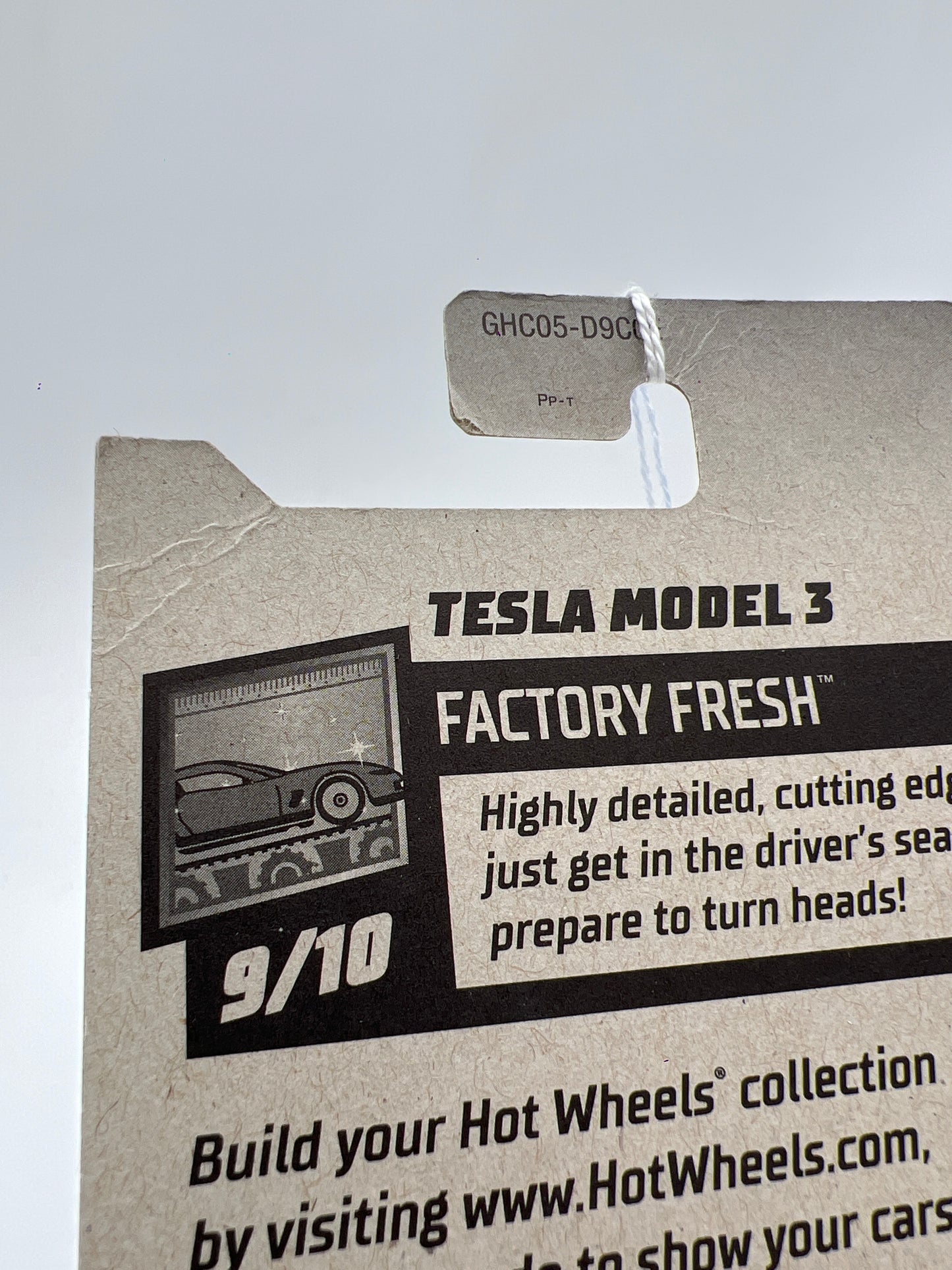 2020 Hot Wheels Factory Fresh #112 Tesla Model 3 Gray (Card Not Perfect) 48F