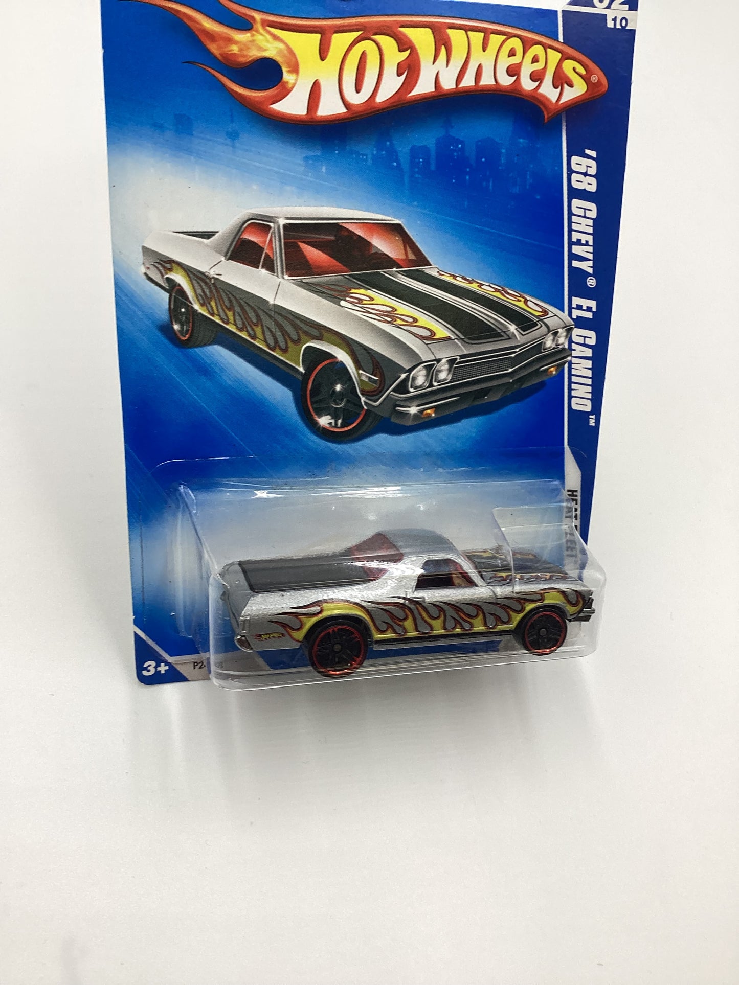 2009 Hot Wheels #118 68 El Camino Silver 12F