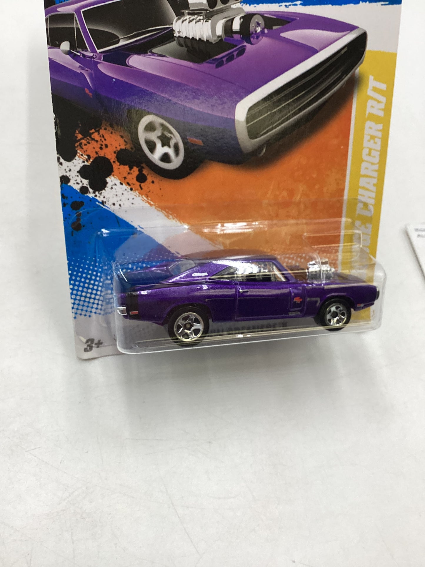 2011 Hot Wheels #42 70 Dodge Charger R/T Purple 56C