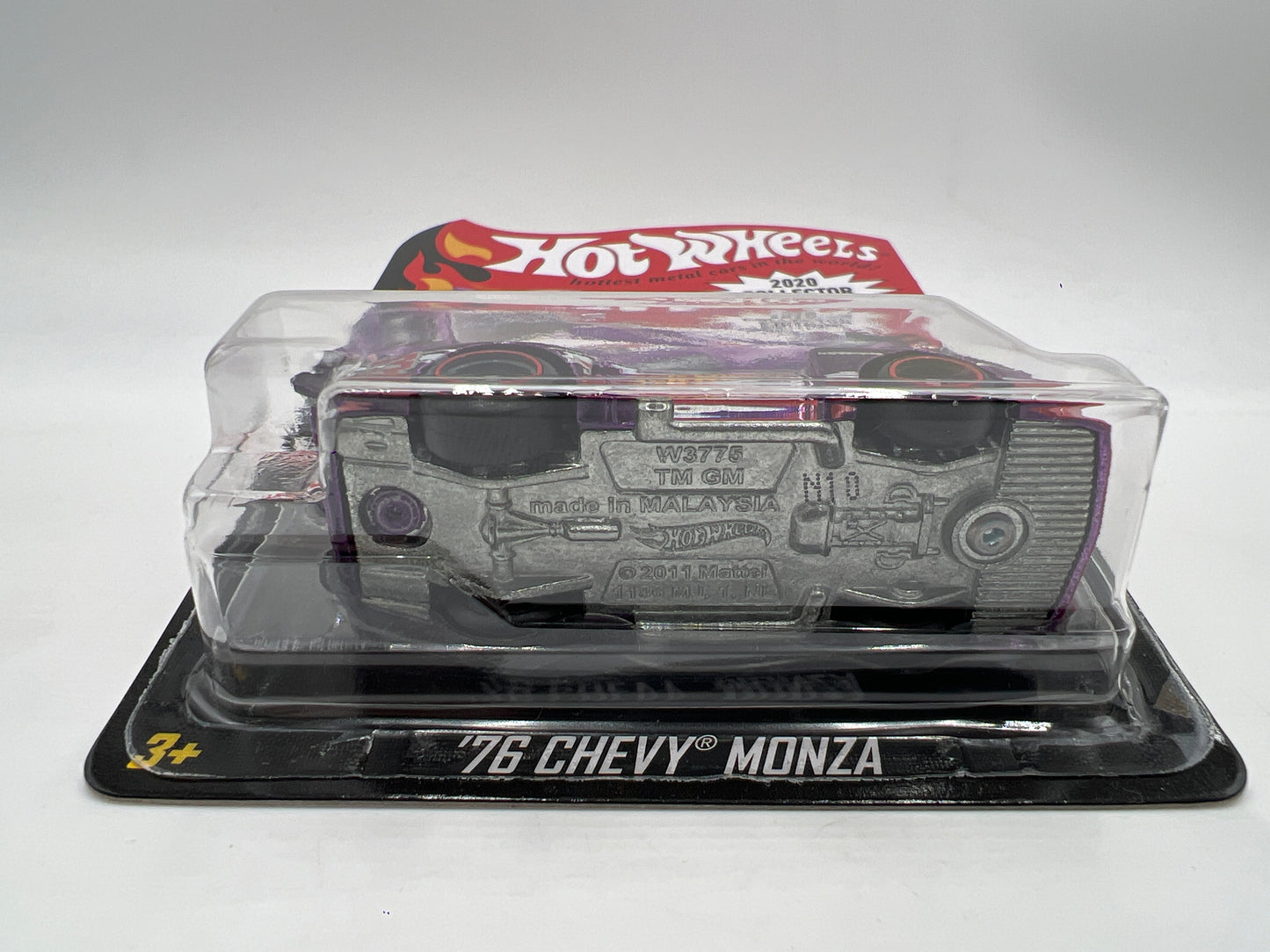 2020 Hot Wheels RLC Collectors Edition Kroger Mail-In #3 76 Chevy Monza Purple W/Protector