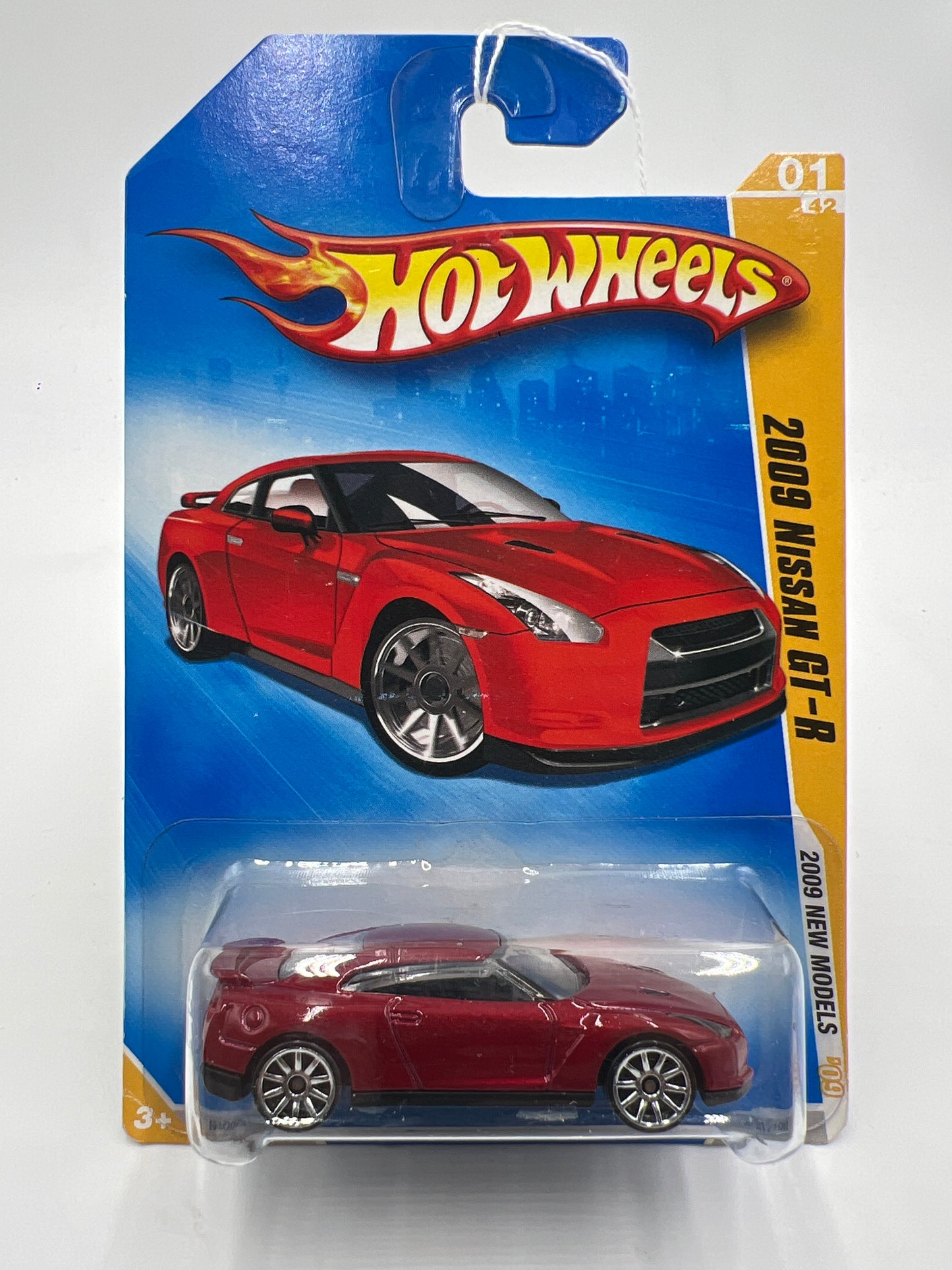 2009 Hot Wheels New Models #1 2009 Nissan GT-R Red 83B