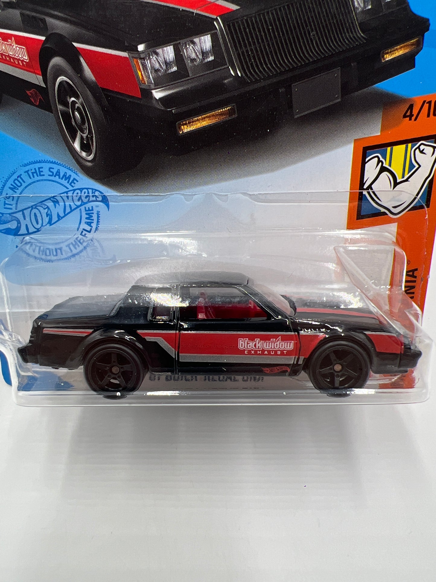 Hot Wheels 87 Buick Regal GNX Black Wheel Swap Custom On Card W/Protector SR