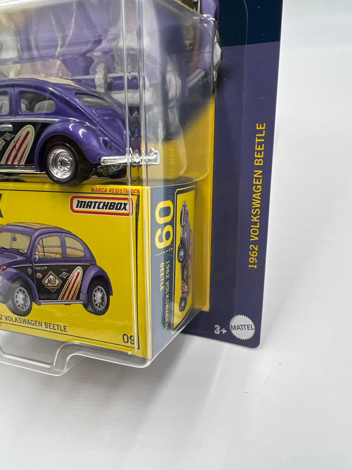 2020 Matchbox Collectors #09 1962 Volkswagen Beetle Purple 171D