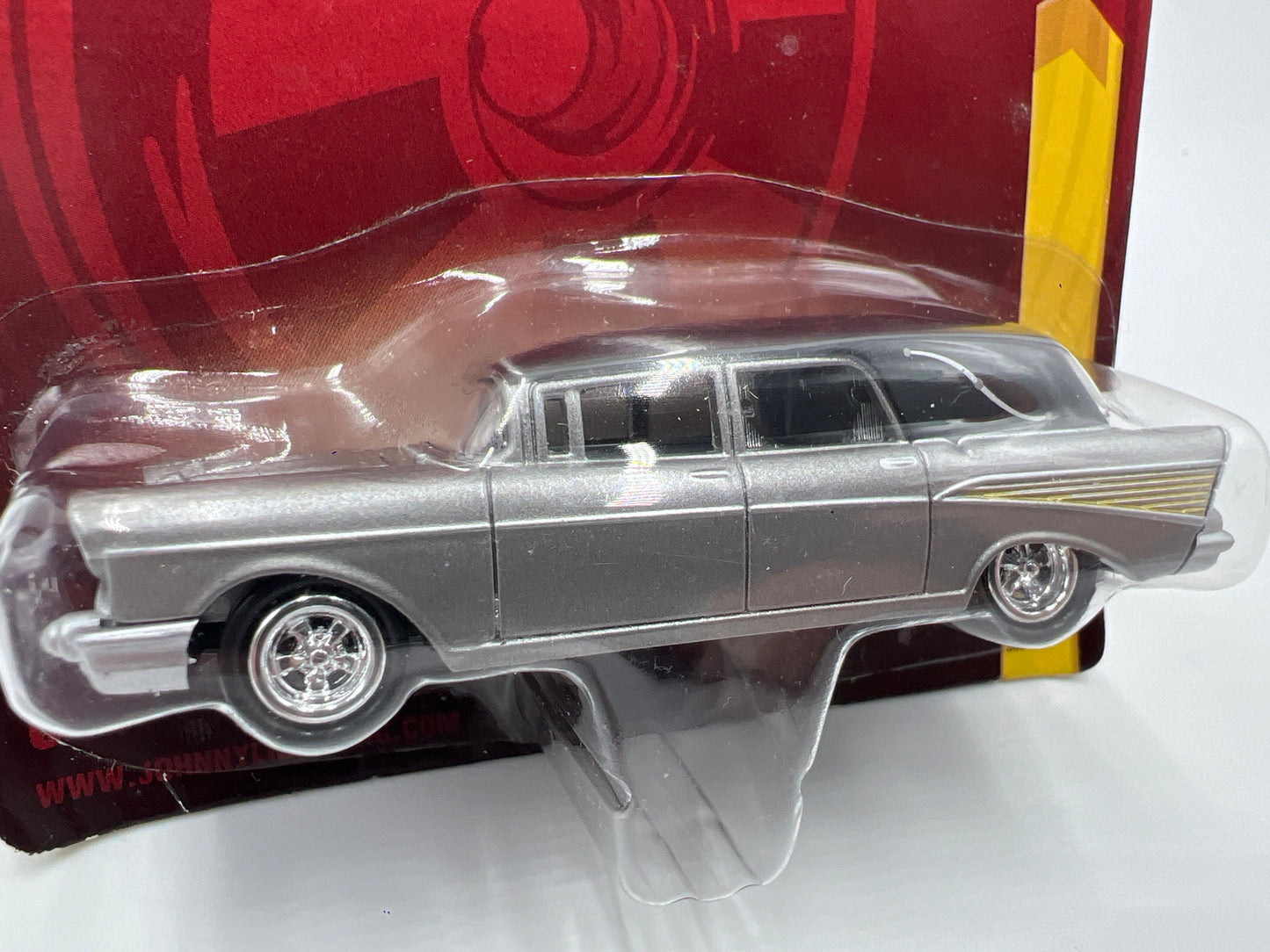 Johnny Lightning Release #15 1957 Chevy Hearse Silver 227F