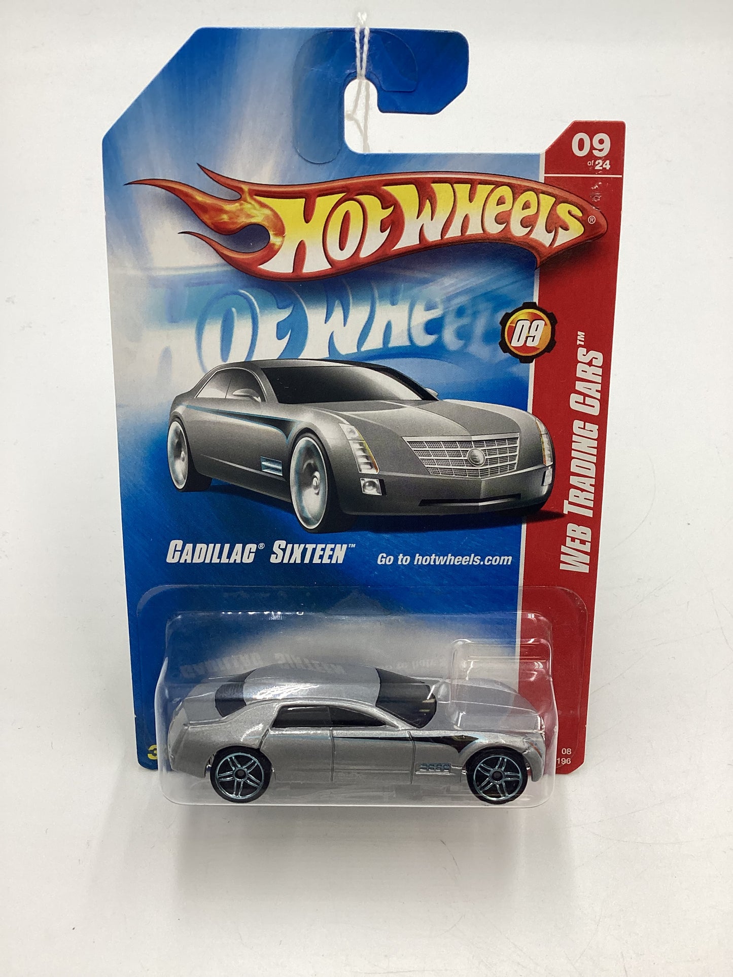 2008 Hot Wheels Web Trading Cars #85 Cadillac Sixteen Silver 60A