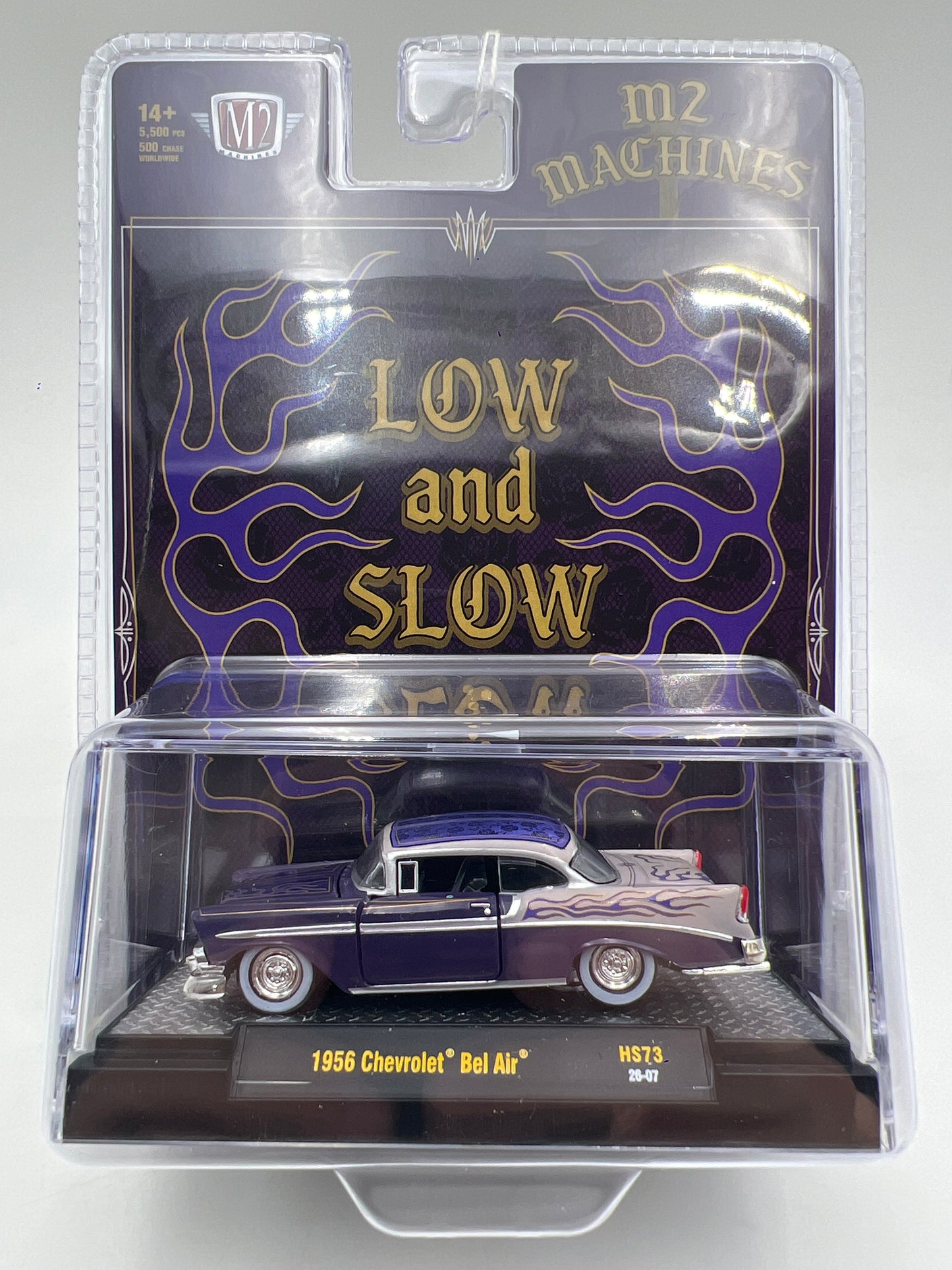 M2 Machines HS73 Hobby Exclusive Low And Slow 1956 Chevrolet Bel Air