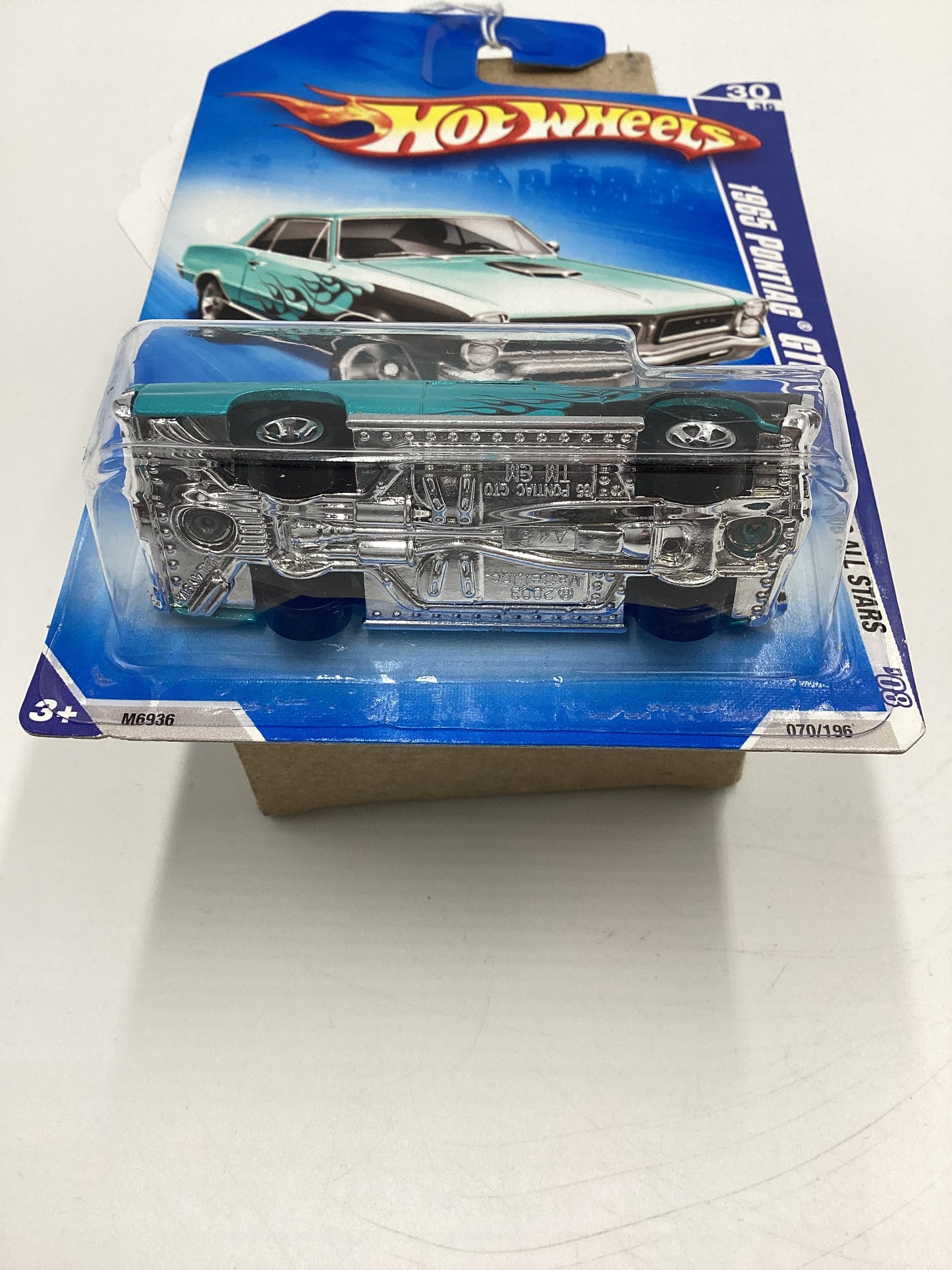 2008 Hot Wheels All Stars #70 1965 Pontiac GTO Blue