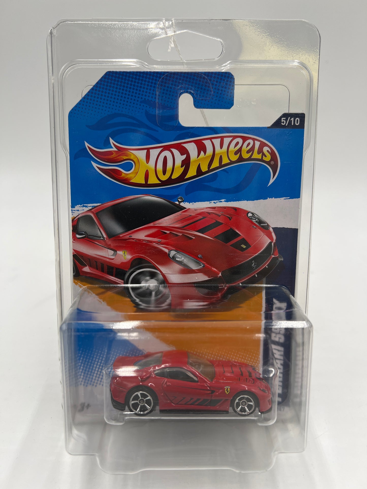 2012 Hot Wheels All Stars #125 Ferrari 599XX Red HTF W/Protector