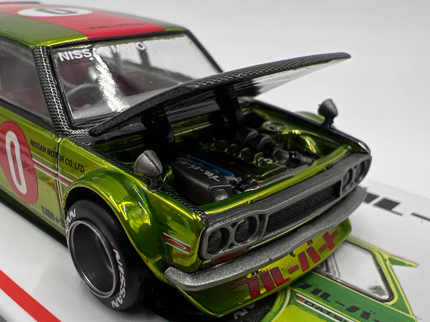 Mini GT Kaido House #164 Datsun Kaido 510 Wagon OG Flow Yellow