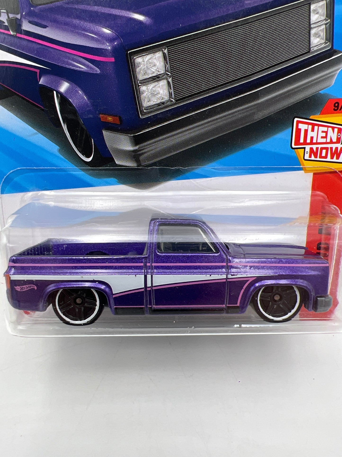 2025 Hot Wheels Dollar General Exclusive #249 83 Chevy Silverado Purple W/Protector
