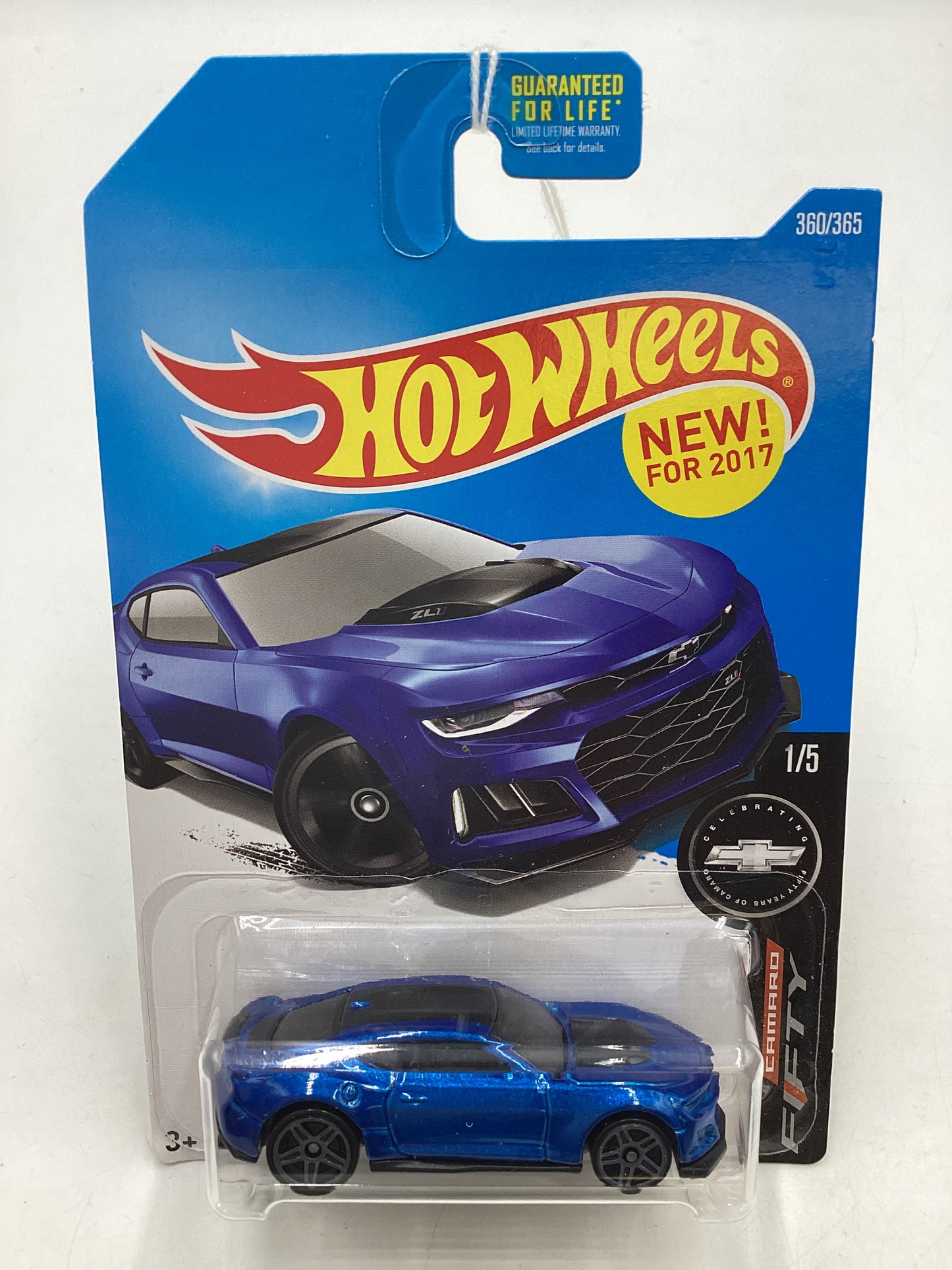 2017 Hot wheels #360 Blue 2017 Camaro ZL1 5H