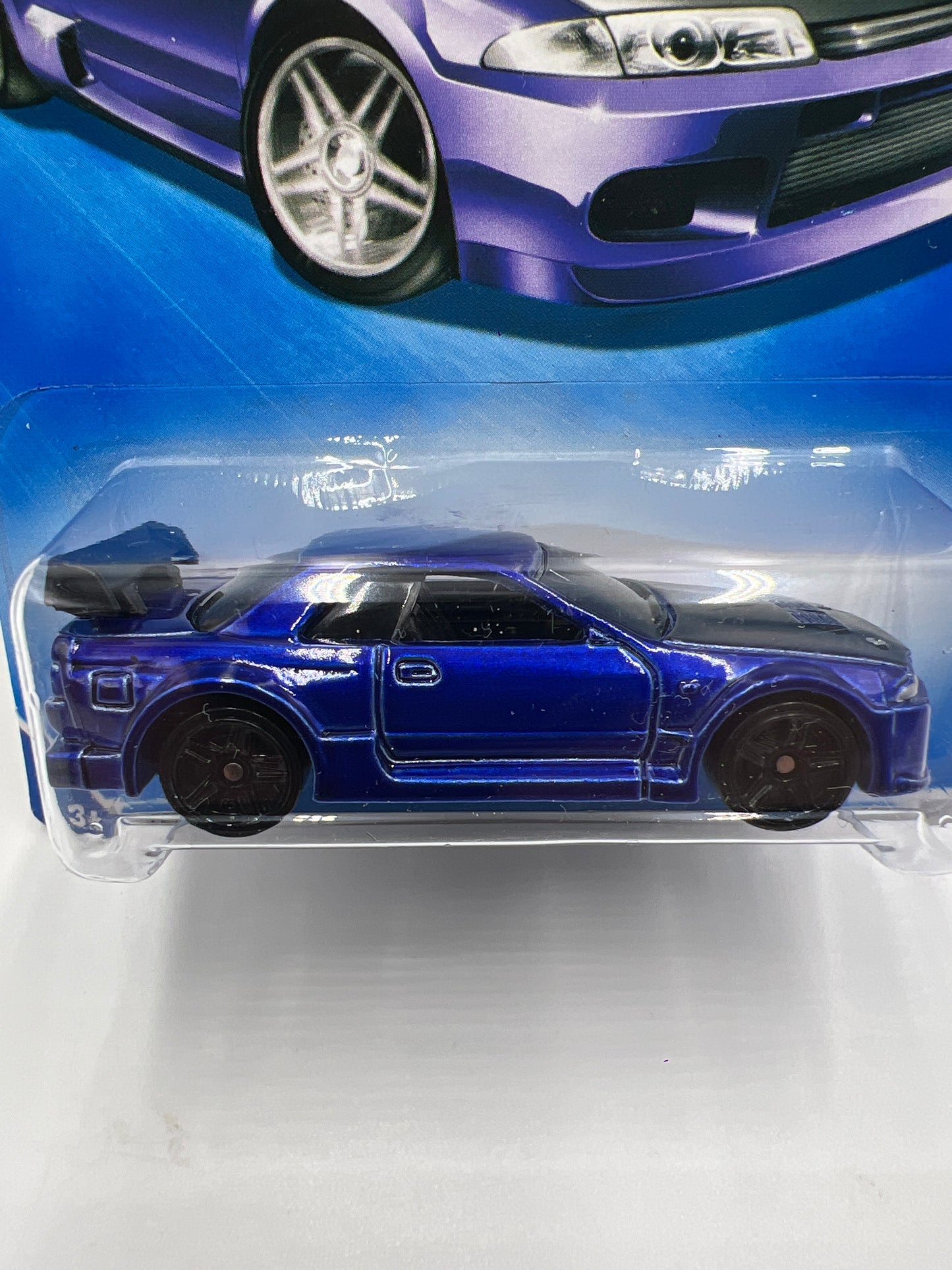 2009 Hot Wheels Dream Garage #156 Nissan Skyline GT-R R32 Dark Blue W/Protector