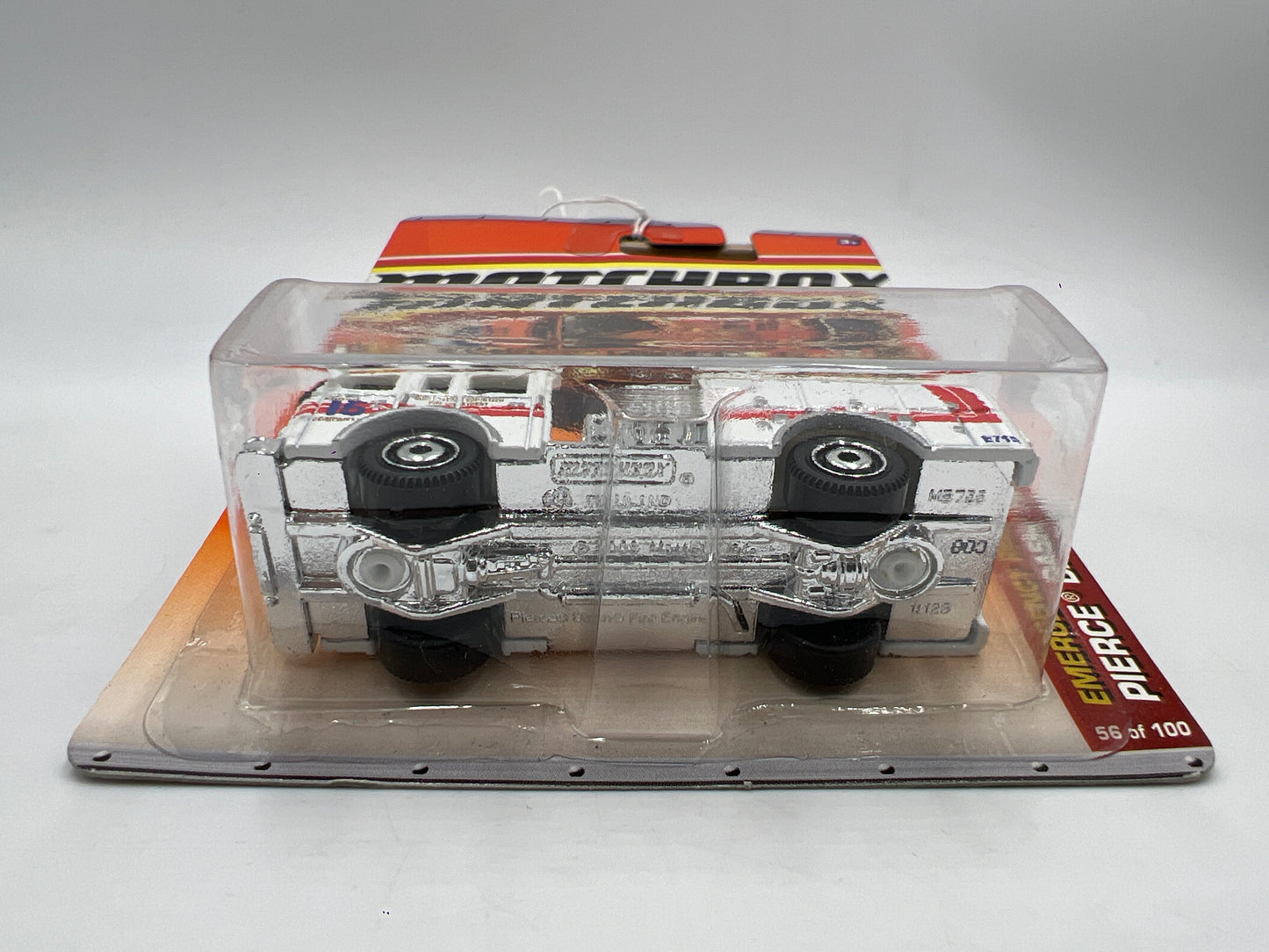 Matchbox Emergency Response #56 Pierce Dash Fire Truck White 216J