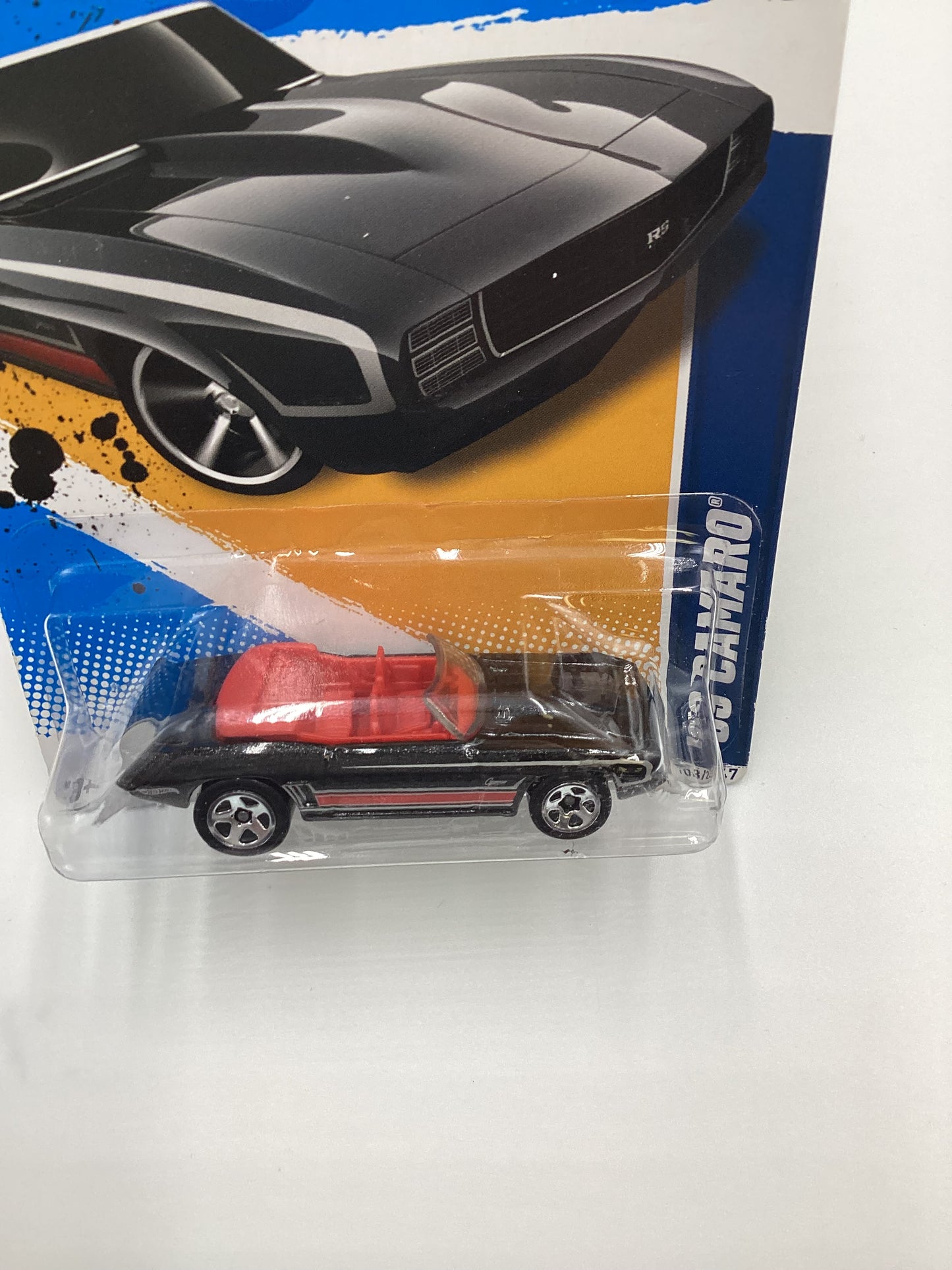 2012 Hot Wheels #108 69 Camaro Black