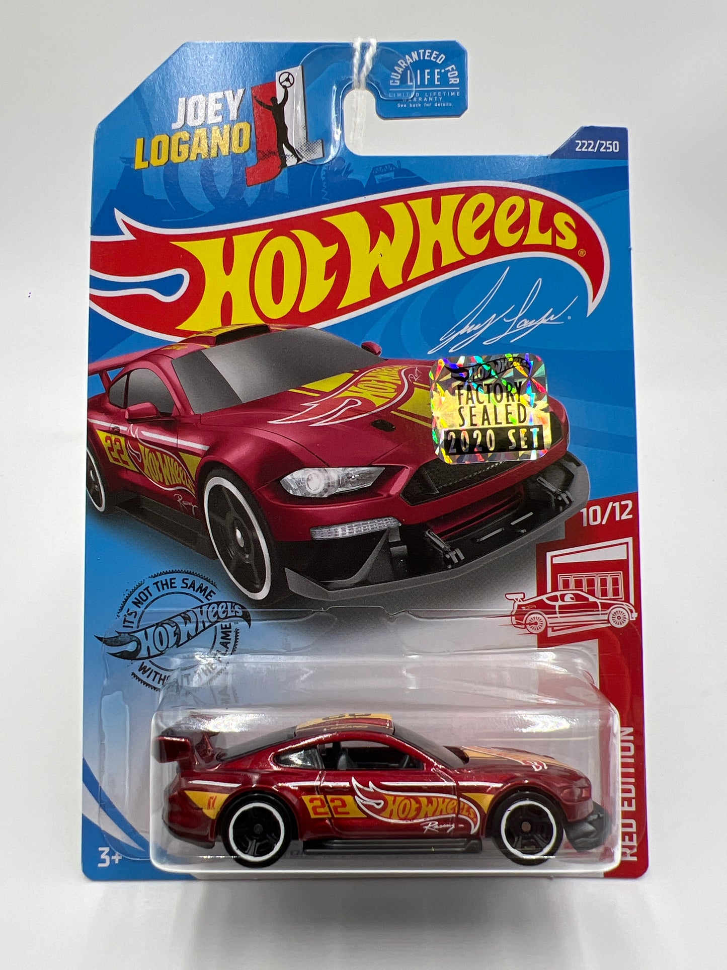 2020 Hot Wheels Factory Sealed Target Red Edition #222 Custom 18 Ford Mustang GT Red 148C