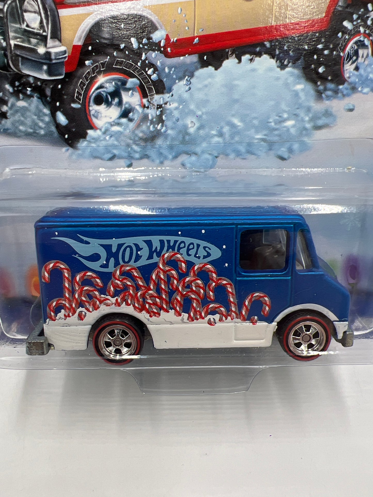 2009 Hot Wheels Holiday Rods #6 Combat Medic Blue W/Real Riders 245Q