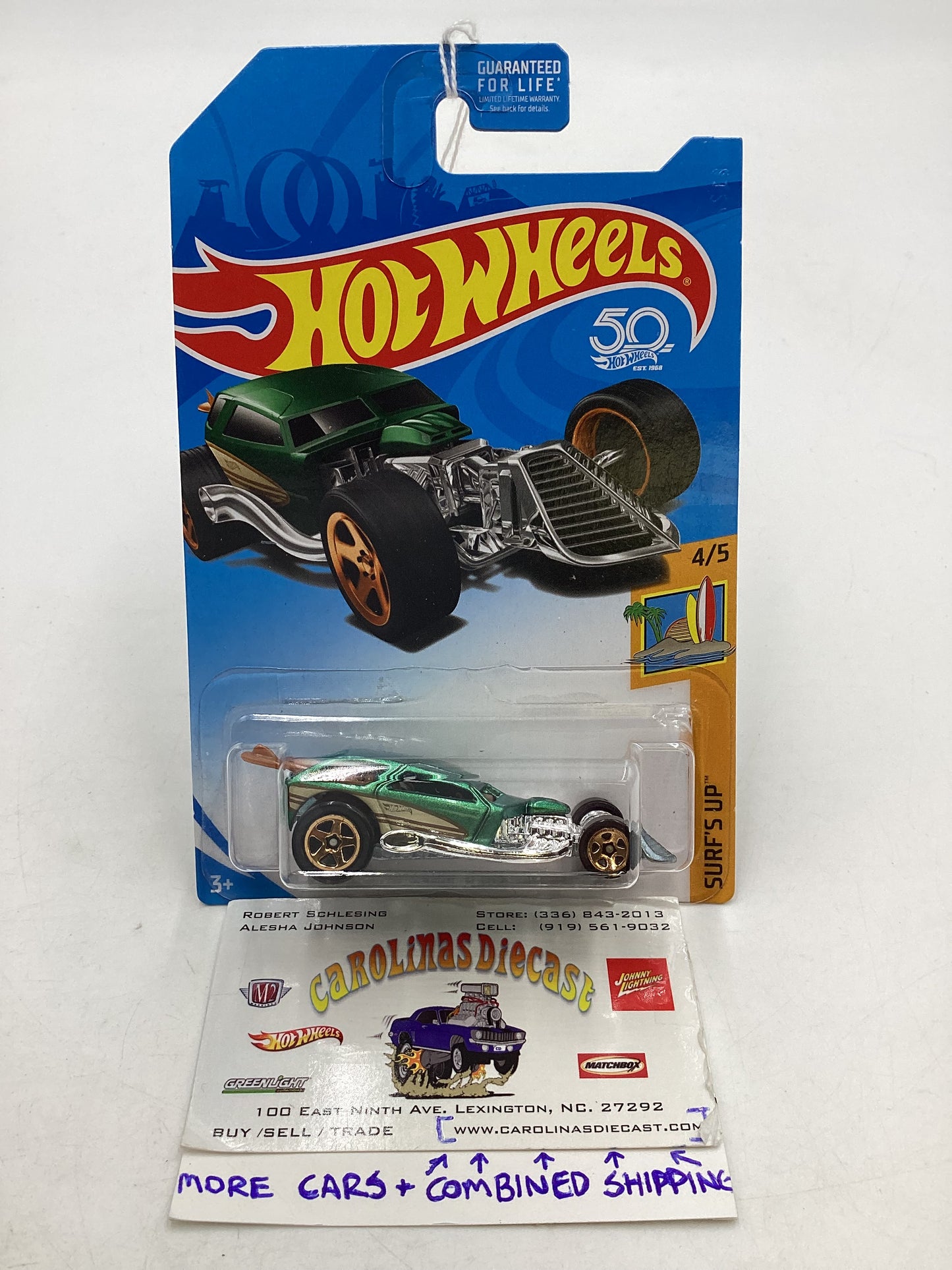 2018 Hot Wheels Kmart Exclusive Surf Crate Green 237D