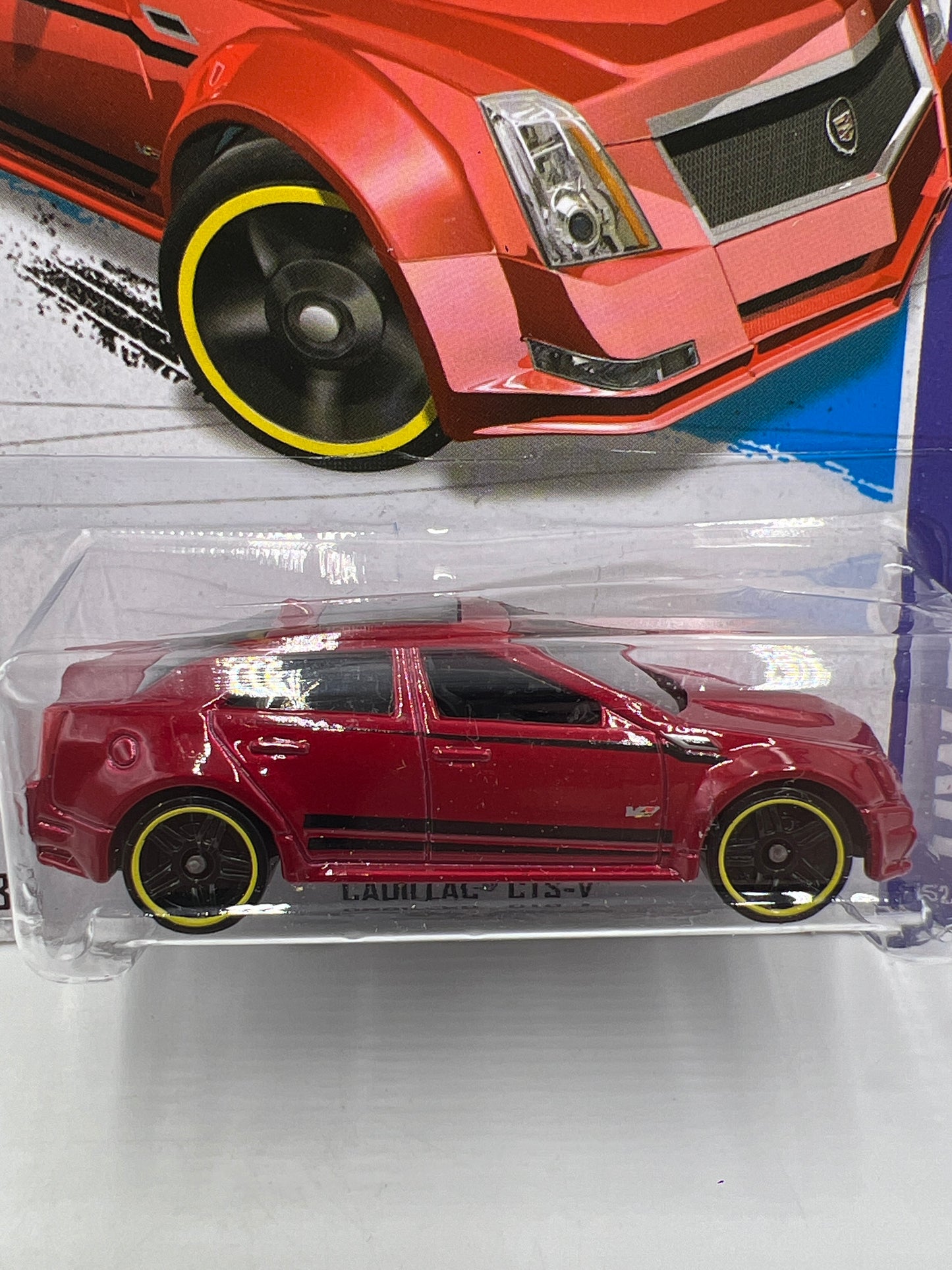 2013 Hot Wheels Showroom #152 Cadillac CTS-V Red 56E