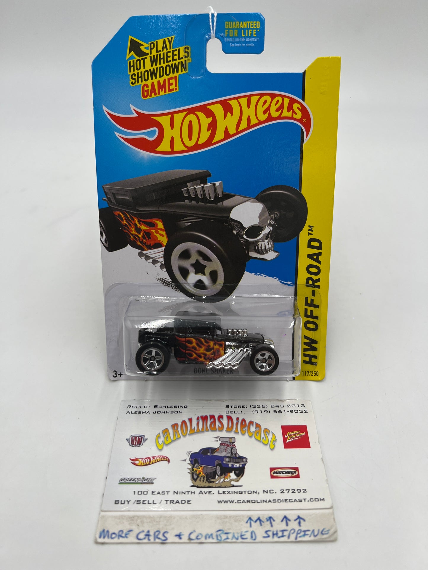 2014 Hot Wheels Off-Road #117 Bone Shaker Black 57A